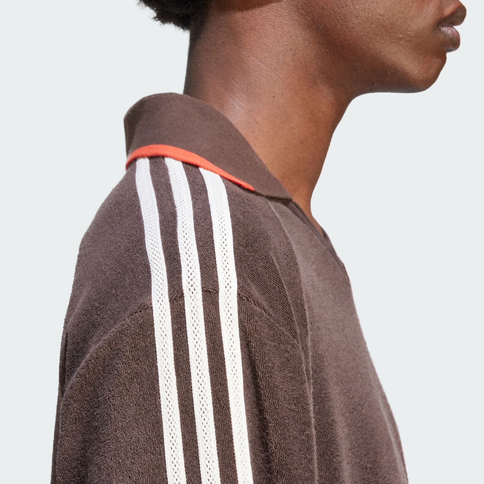 Clothing - Wales Bonner Long Sleeve Towel Shirt - Brown | adidas