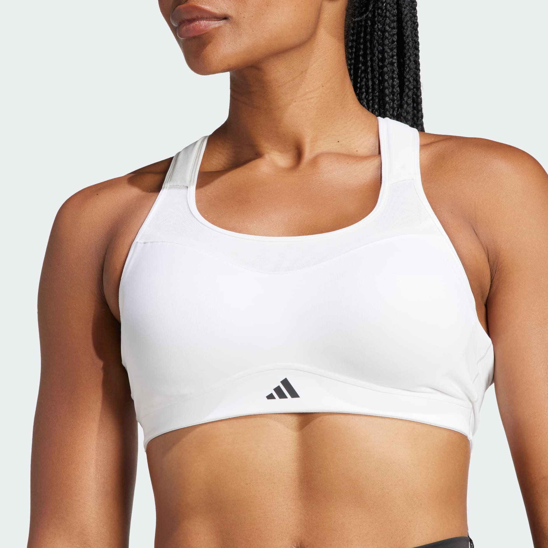 Women's Clothing - adidas TLRD Impact Training High-Support Bra - White