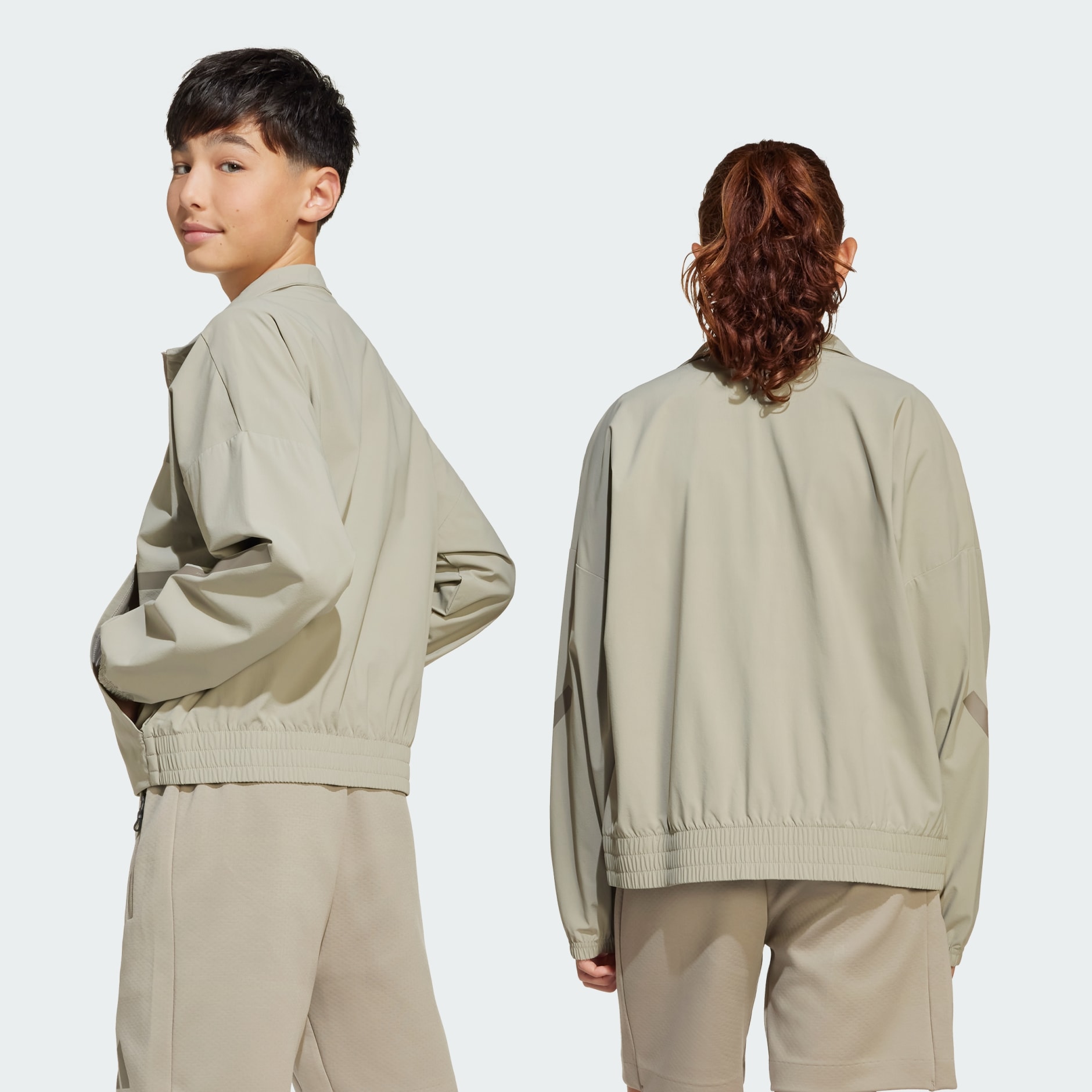 adidas Z.N.E. Woven Track Jacket Kids - Beige | adidas KE