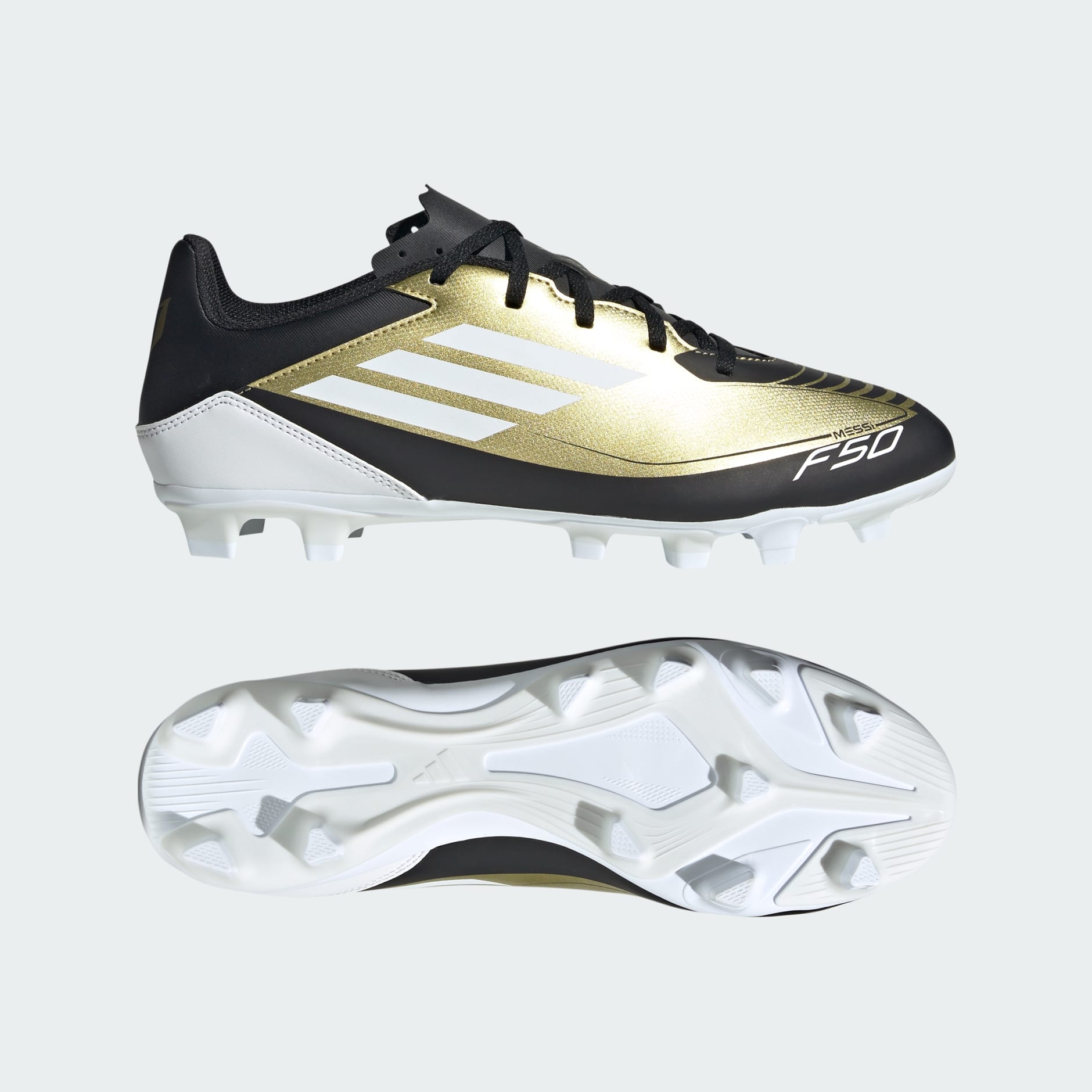 Shoes F50 Club Messi Flexible Ground Boots Gold adidas Israel