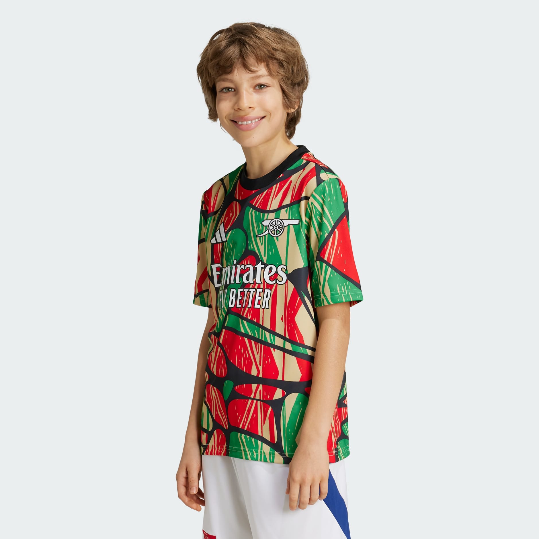 Kids Clothing Arsenal Pre Match Jersey Red adidas Bahrain