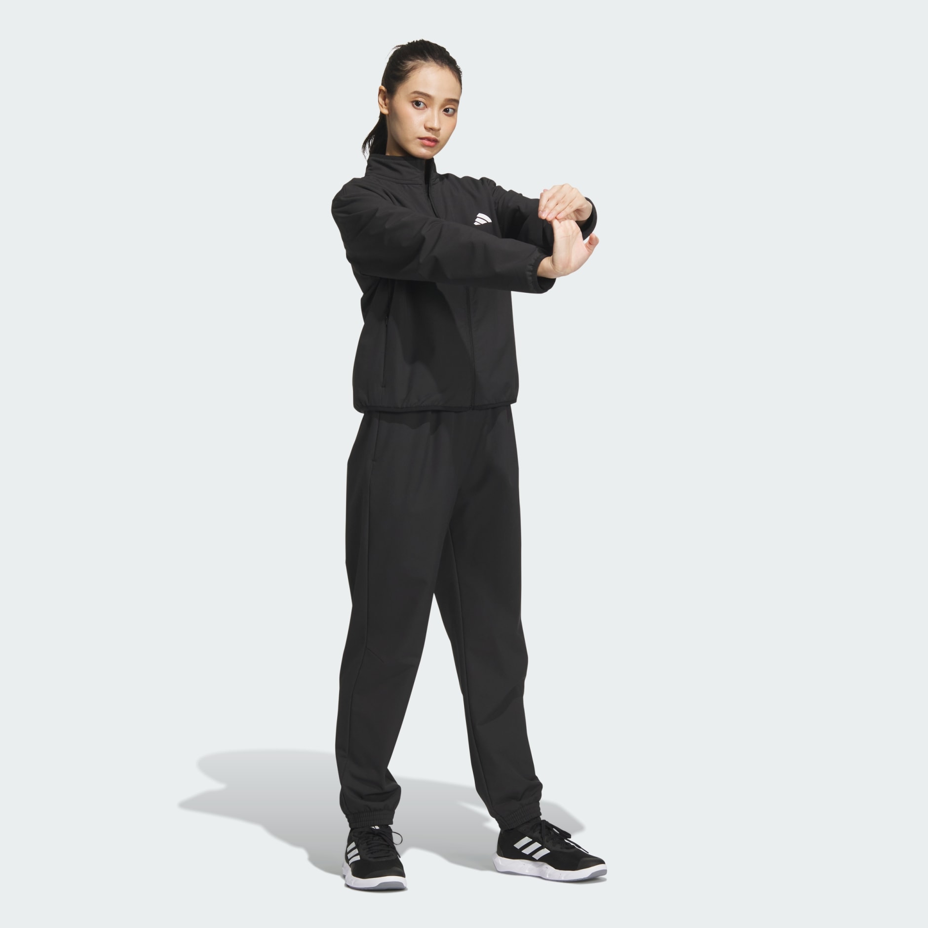 Train Essentials 3-Stripes Woven Jacket