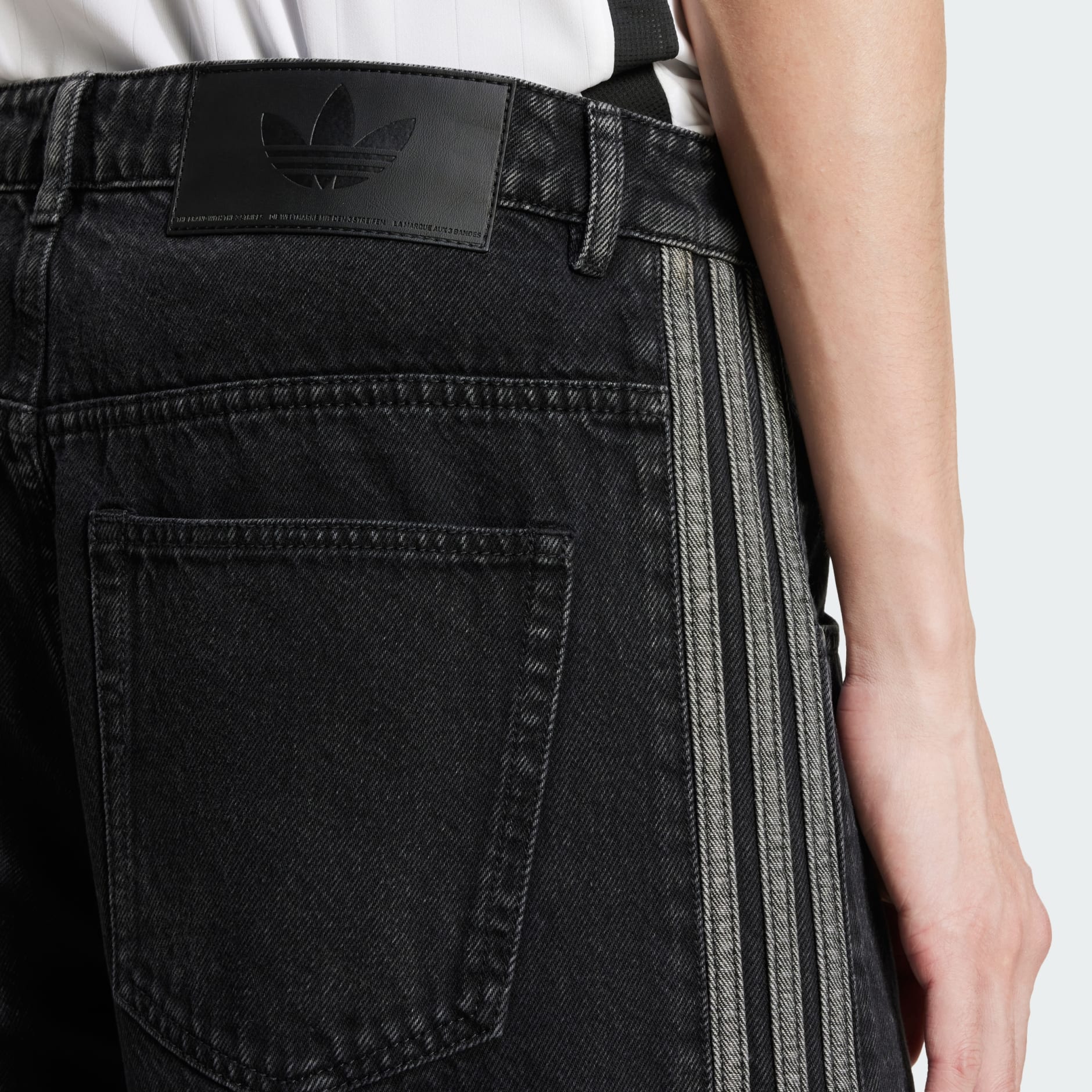 adidas Adicolor Denim Firebird Pants - Black | adidas GH adidas Adicolor Denim Firebird Pants - Black | adidas GH