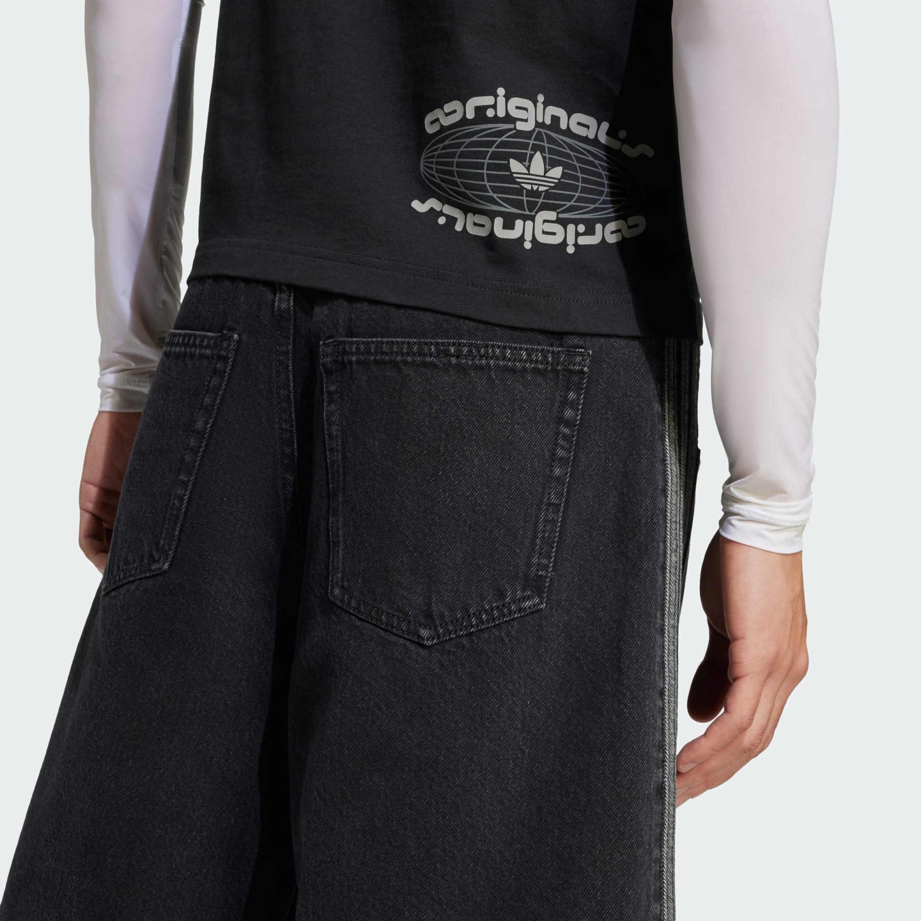 Adicolor 牛仔布 Firebird 短褲