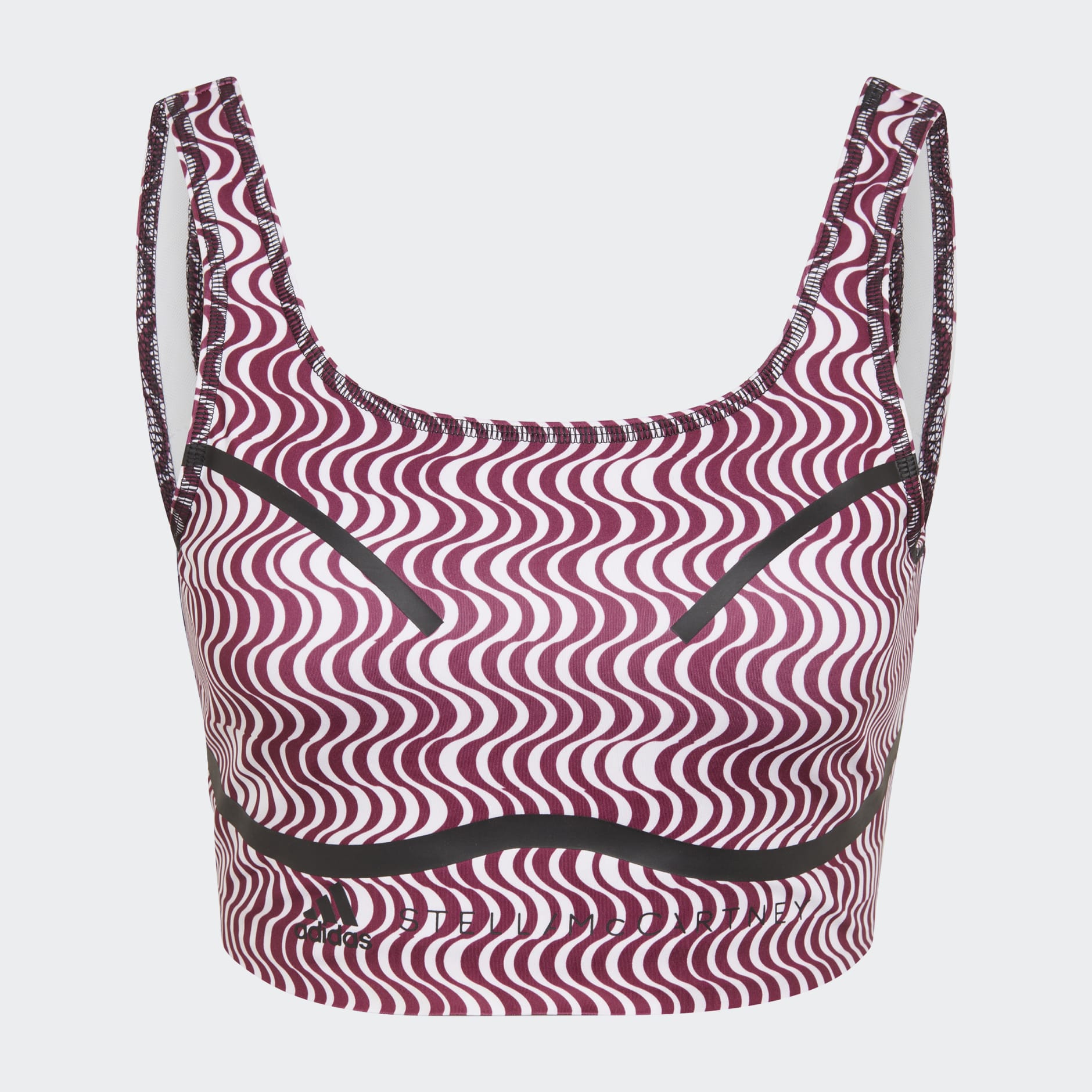 adidas By Stella Mccartney Truepurpose Printed Crop Top - Plus