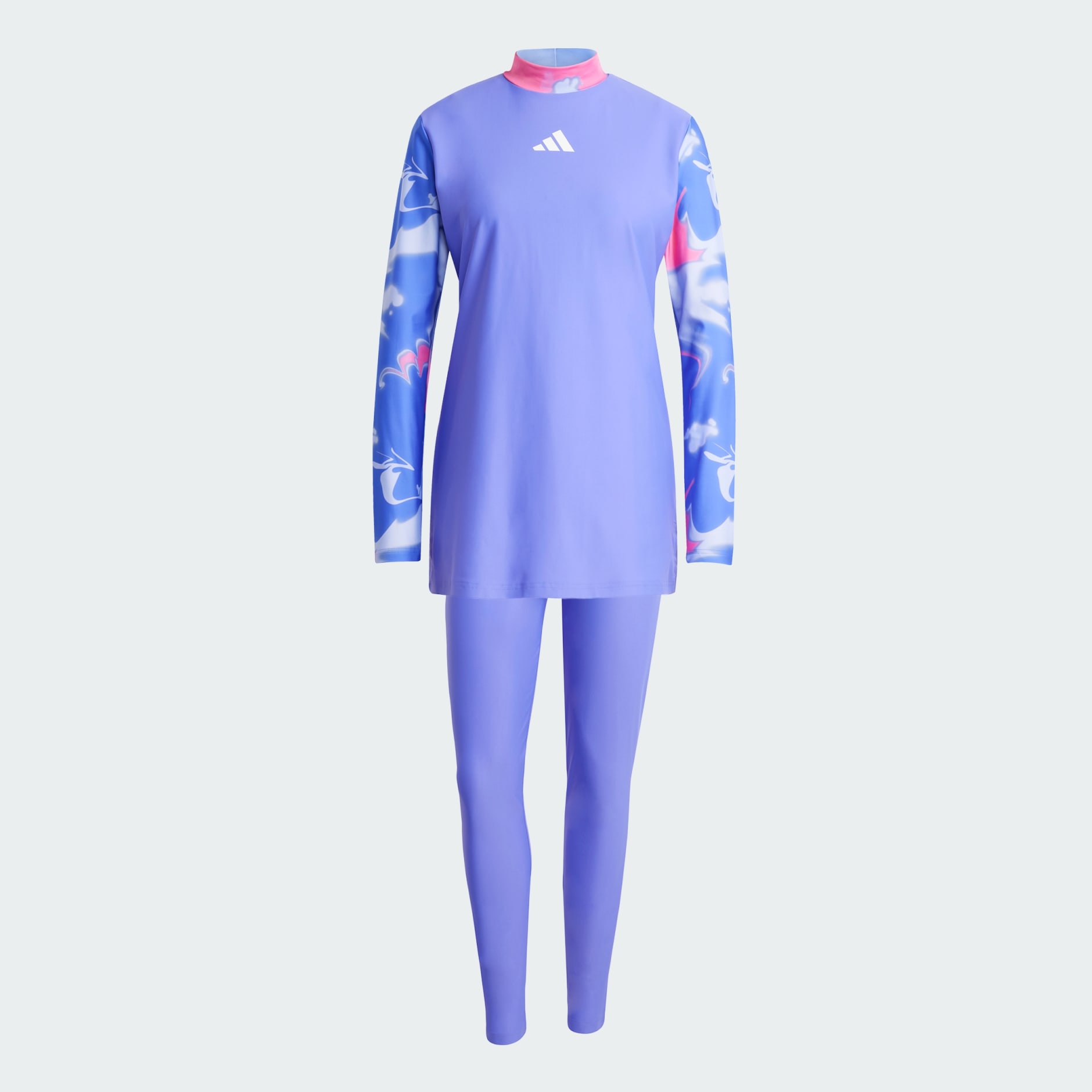 طقم سباحة مبطن بتغطية كاملة