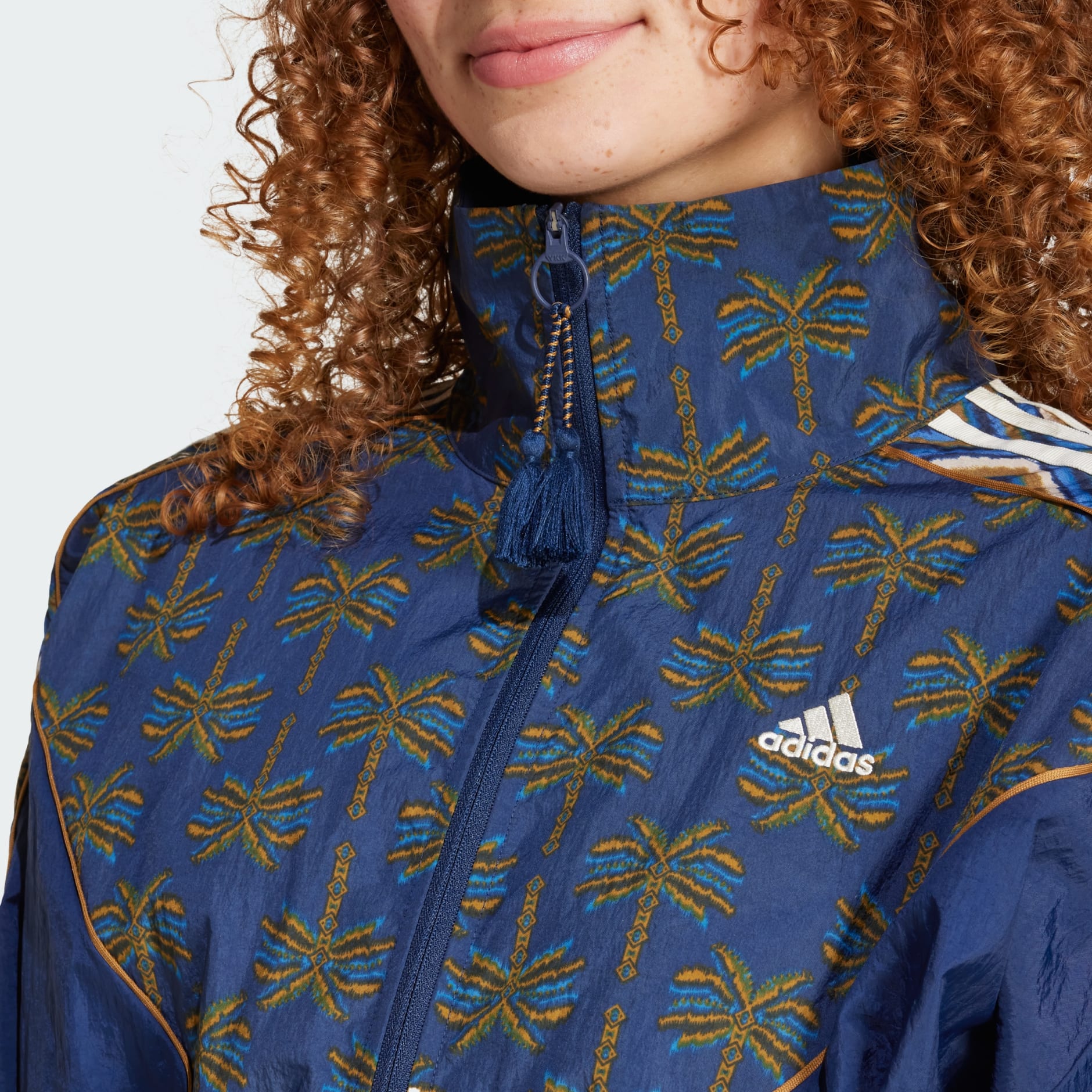 Women s Clothing adidas x FARM Rio Premium Jumpsuit Blue adidas Egypt