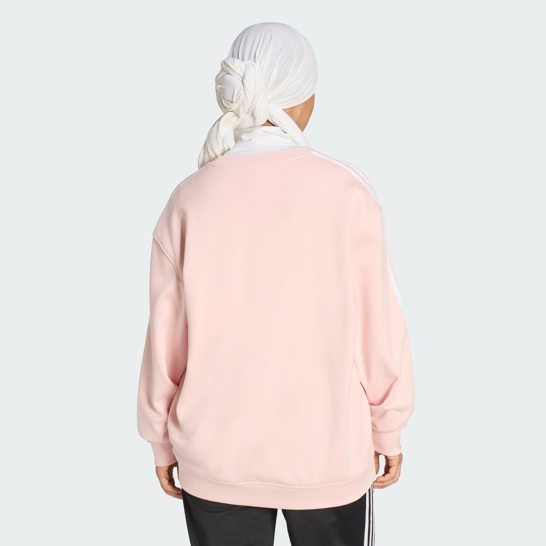 Sweat-shirt RAS-DU-COU LOGO DENTELLE ADIDAS ORIGINALS