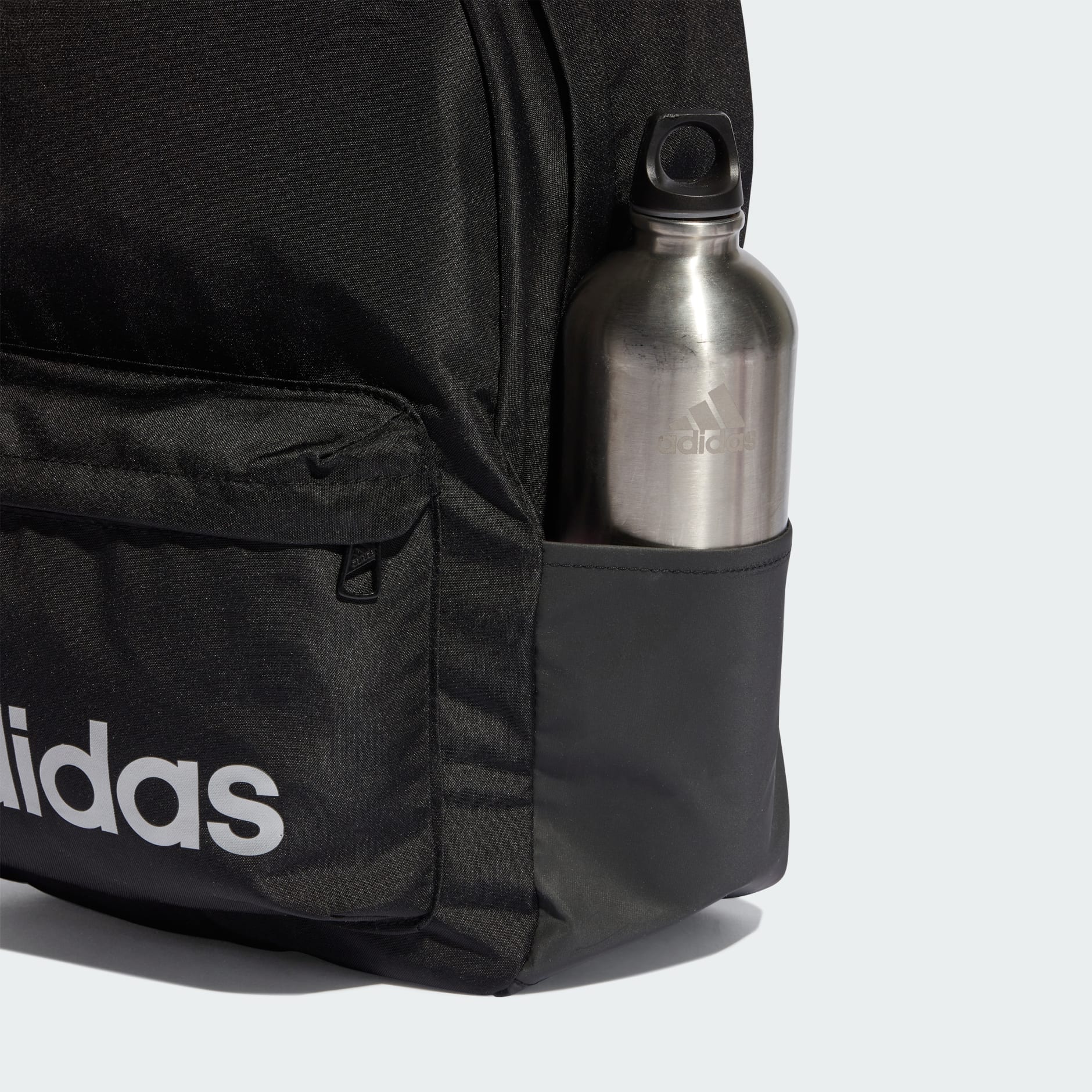 Lille bitte Ulempe Overskyet adidas Essentials Linear Backpack Small - Black | adidas KE