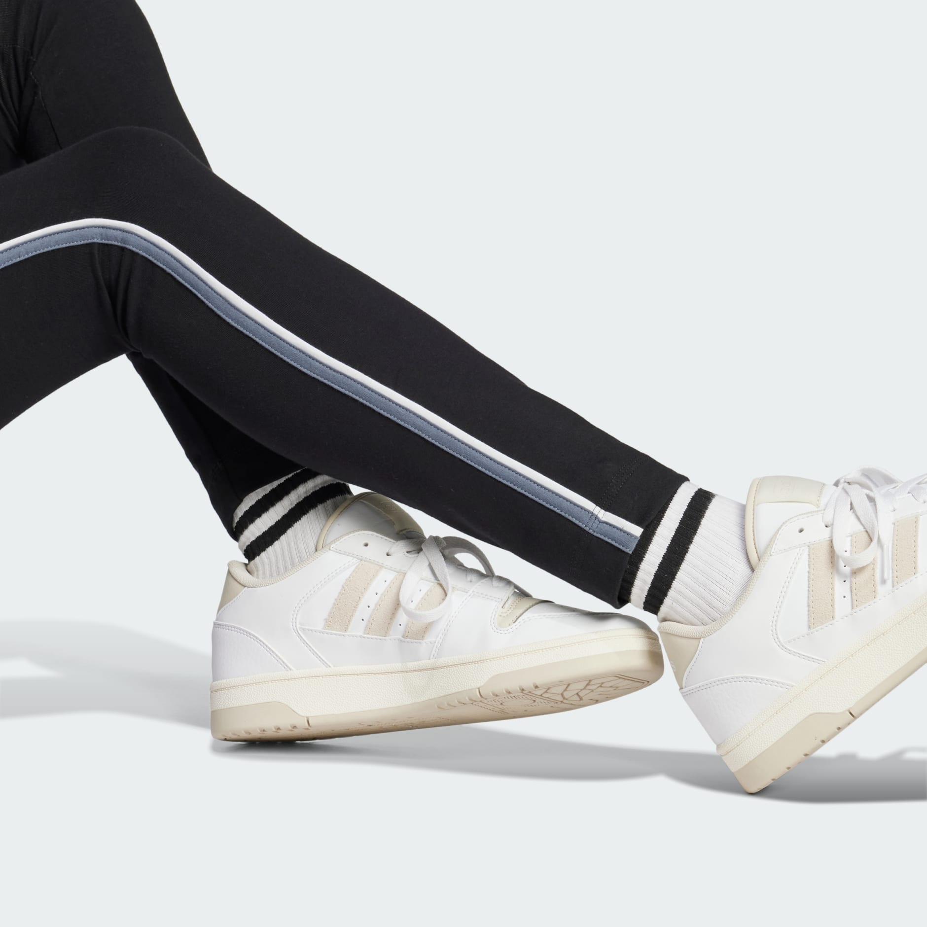 Colanți Essentials cu talie &icirc;naltă și accente de culoare