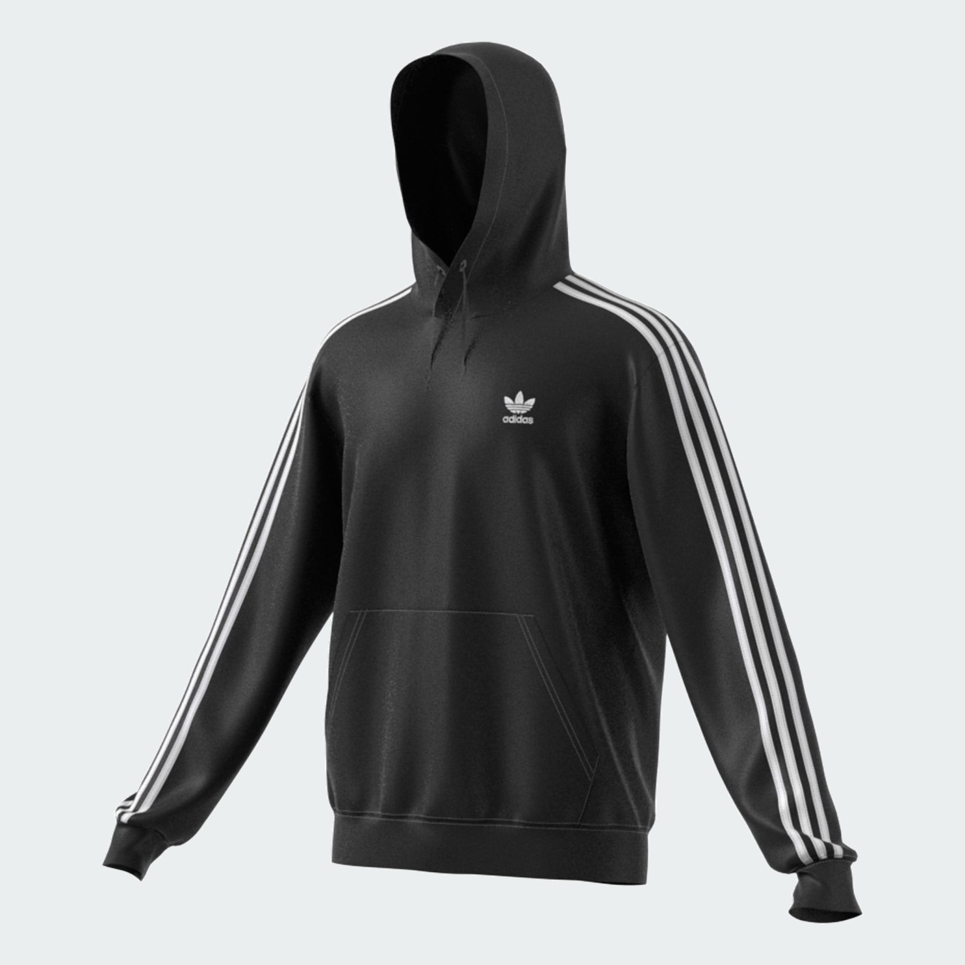 Clothing 3 STRIPE HOODY M Black adidas South Africa