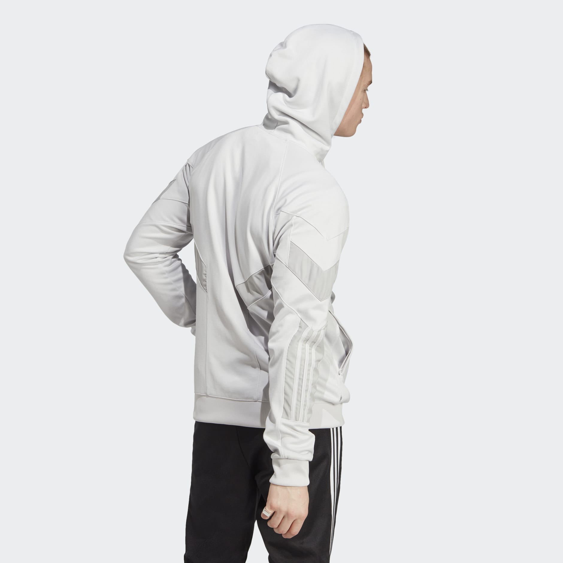 Men's Clothing - adidas Rekive Hooded Track Jacket - Grey | adidas Egypt