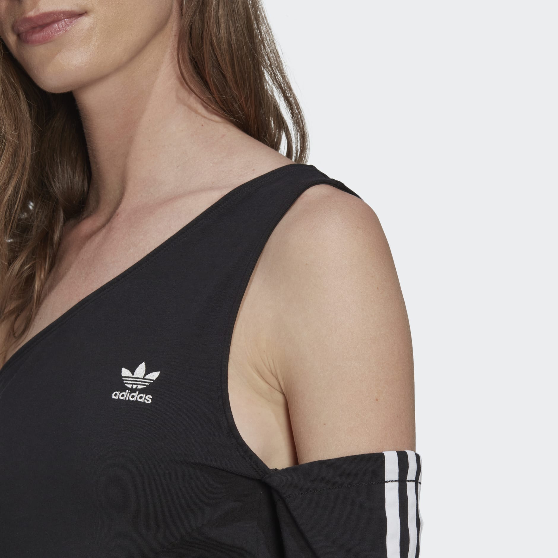 Adidas off clearance shoulder sweatshirt