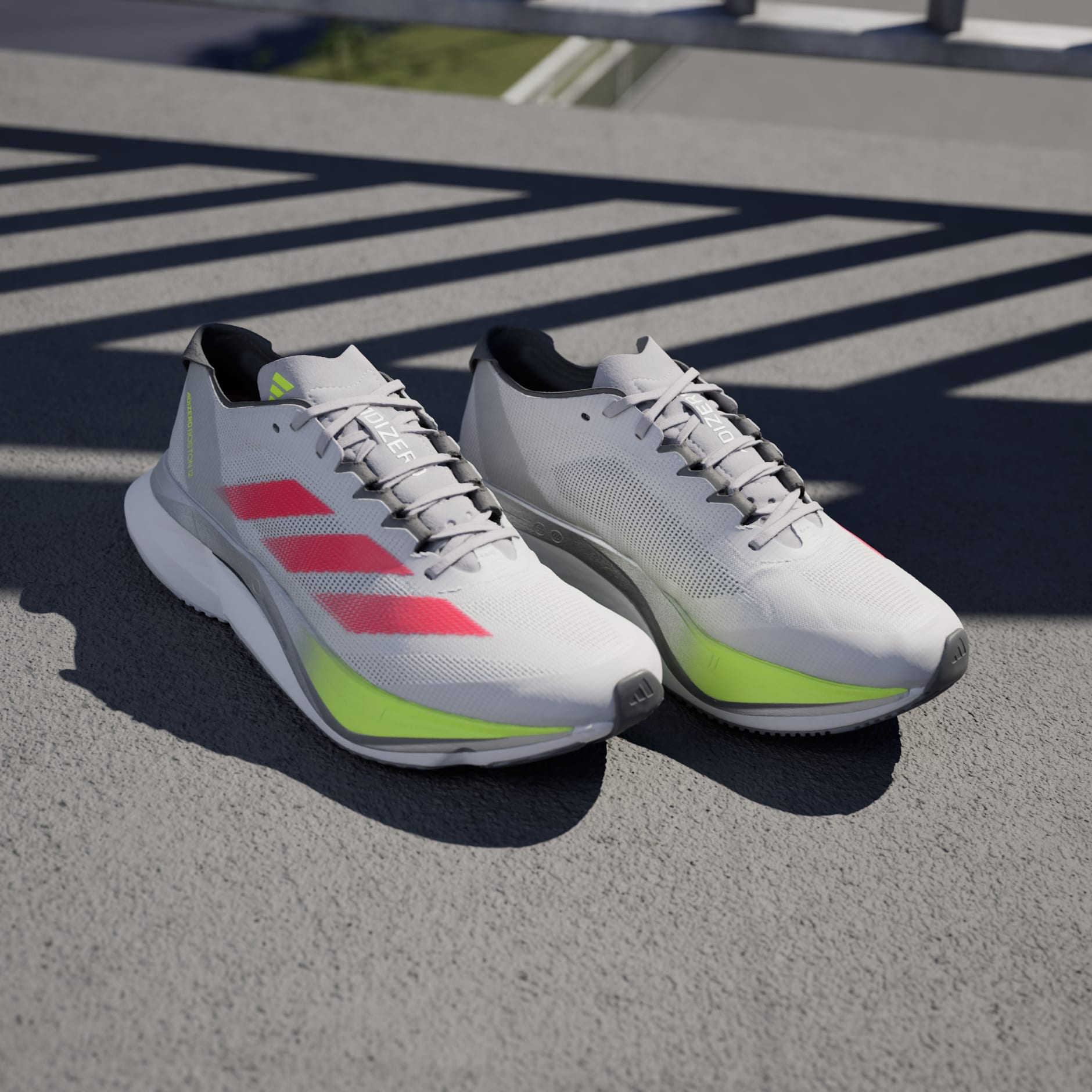 adidas Adizero Boston 12 Shoes - Grey | adidas UAE
