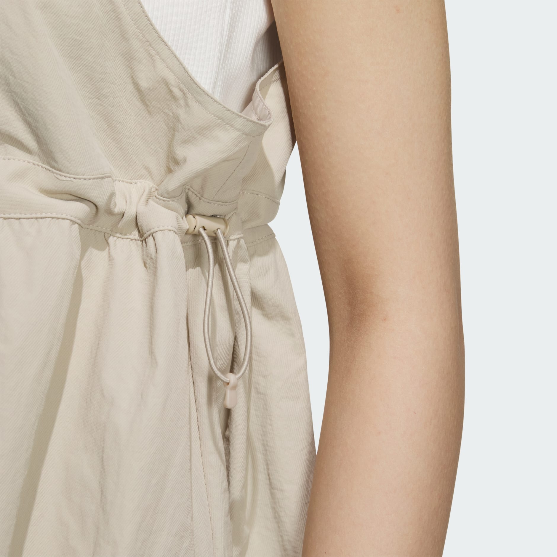 Chinese V-Day Dress - Beige | adidas Hong Kong