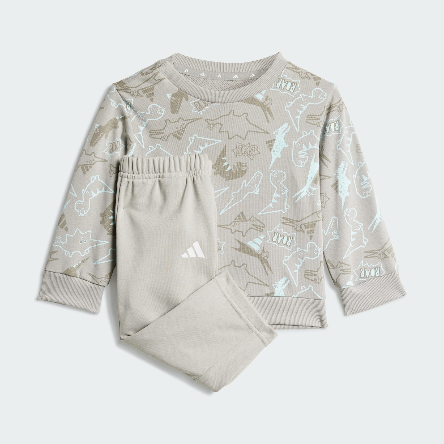 أساسيات الموسم Adiraptor French Terry طقم بنطال للأطفال.