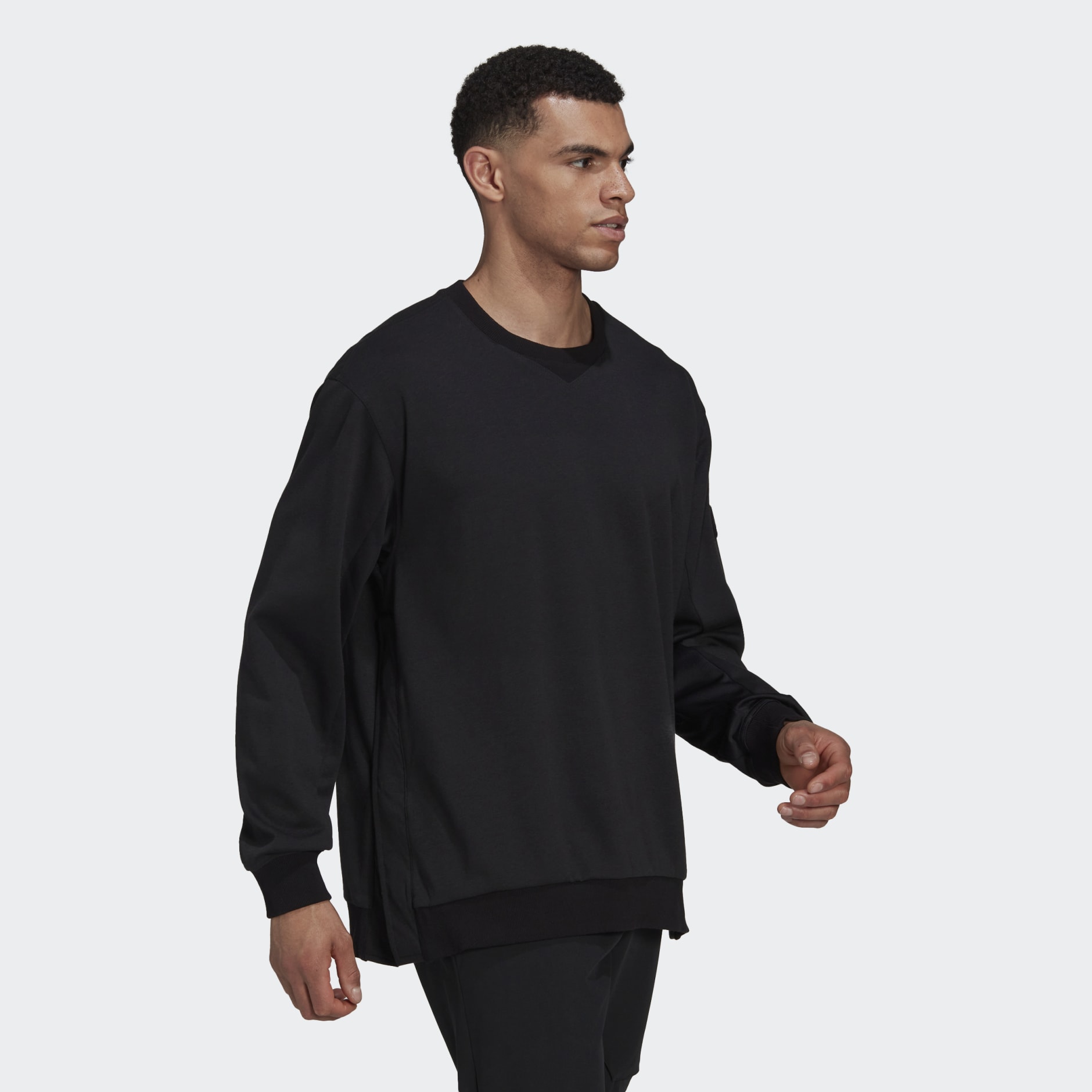 Clothing - Parley Run for the Oceans Sweatshirt - Black | adidas South ...