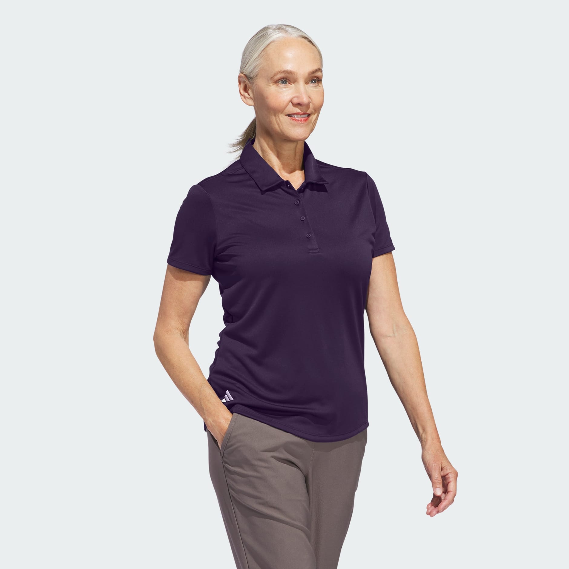 Women's Solid Performance Short Sleeve Polo Shirt
