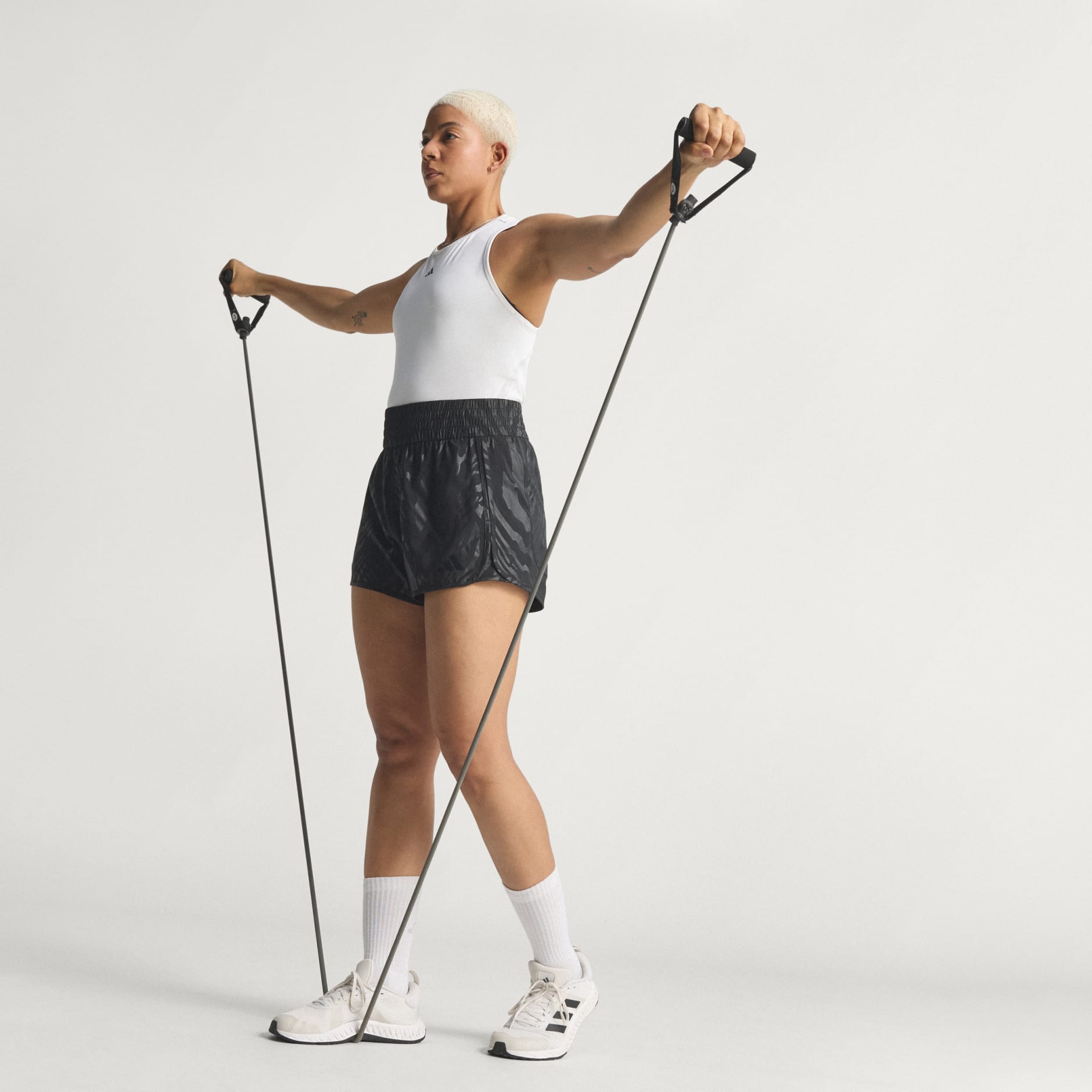 AOP Pacer Training Woven High-Rise Shorts