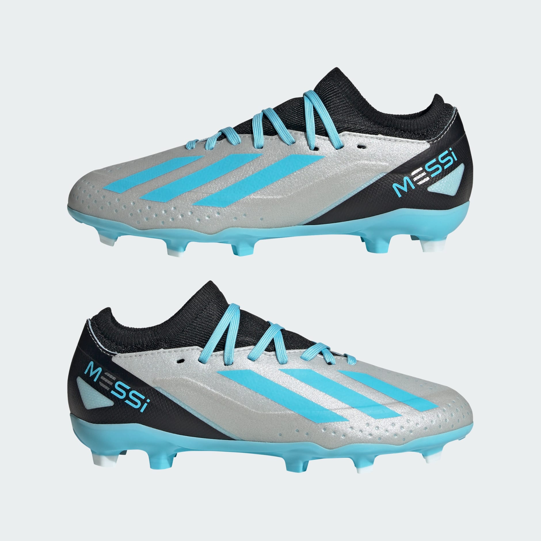 adidas X Crazyfast Messi.3 Firm Ground Boots - Silver | adidas UAE