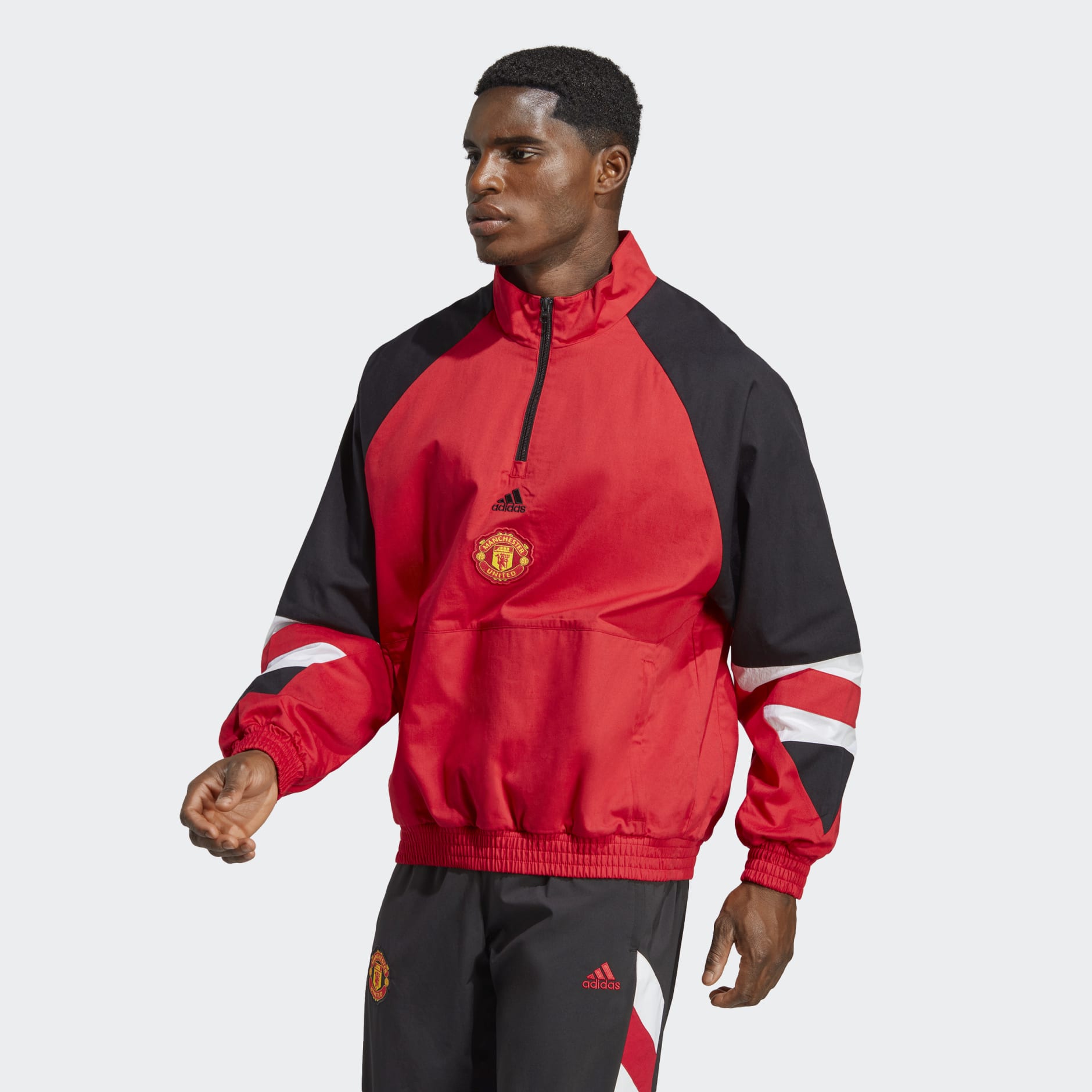 Men's Clothing - Manchester United Icon Top - Red | adidas Egypt