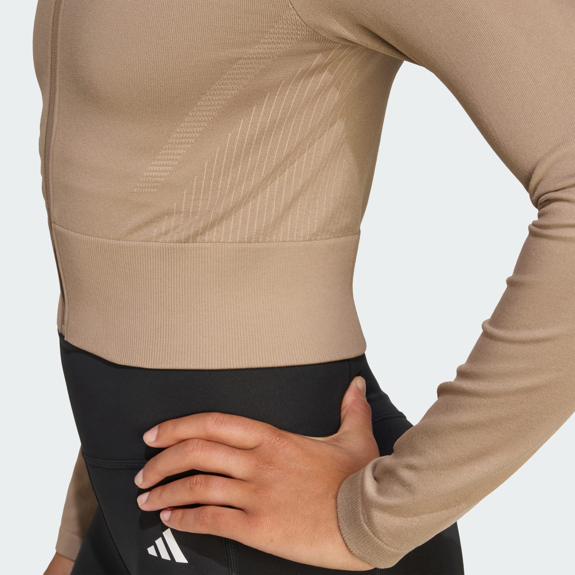 Workout Essentials Full-Zip Knit Jacket