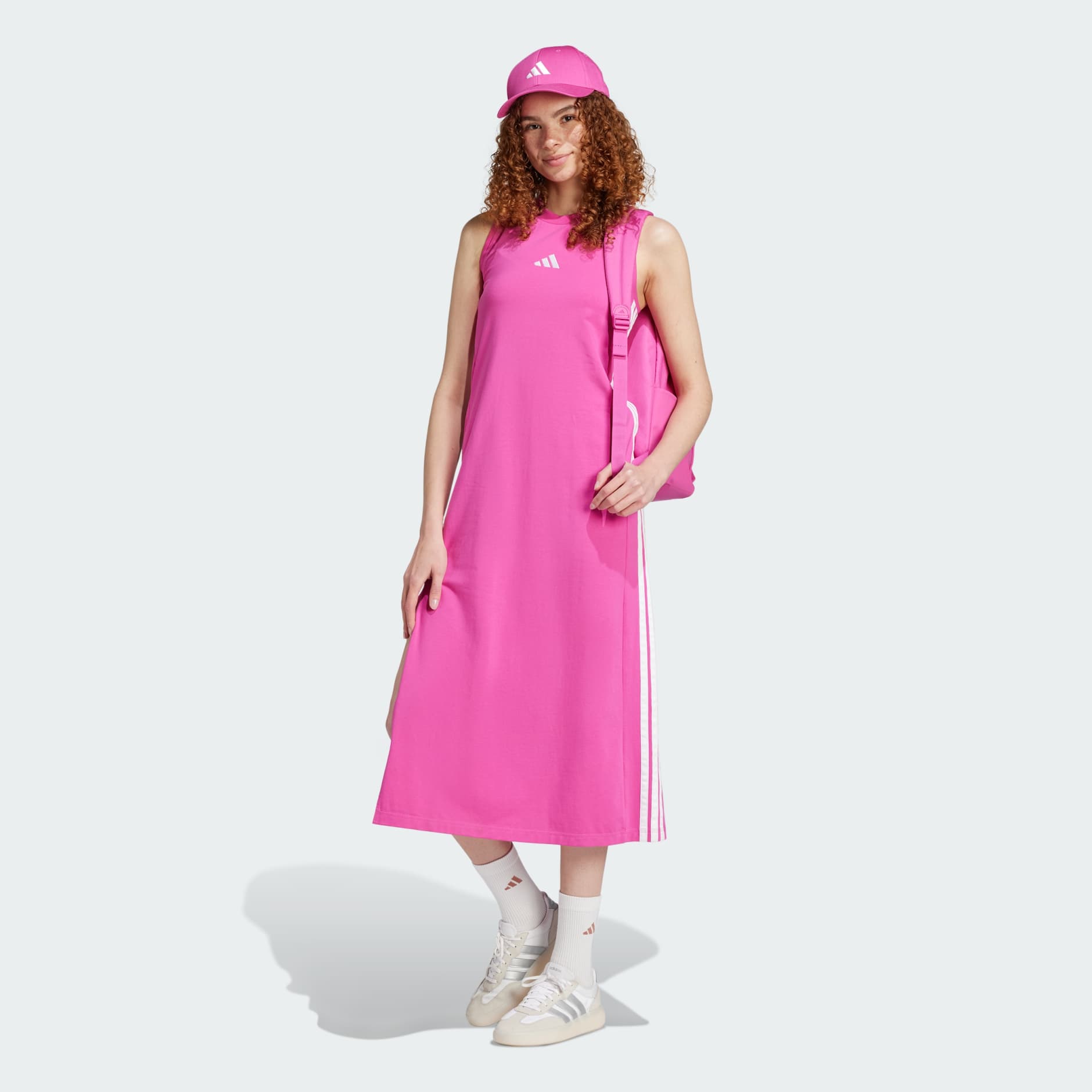 Essentials 3-Stripes Long Racerback Dress