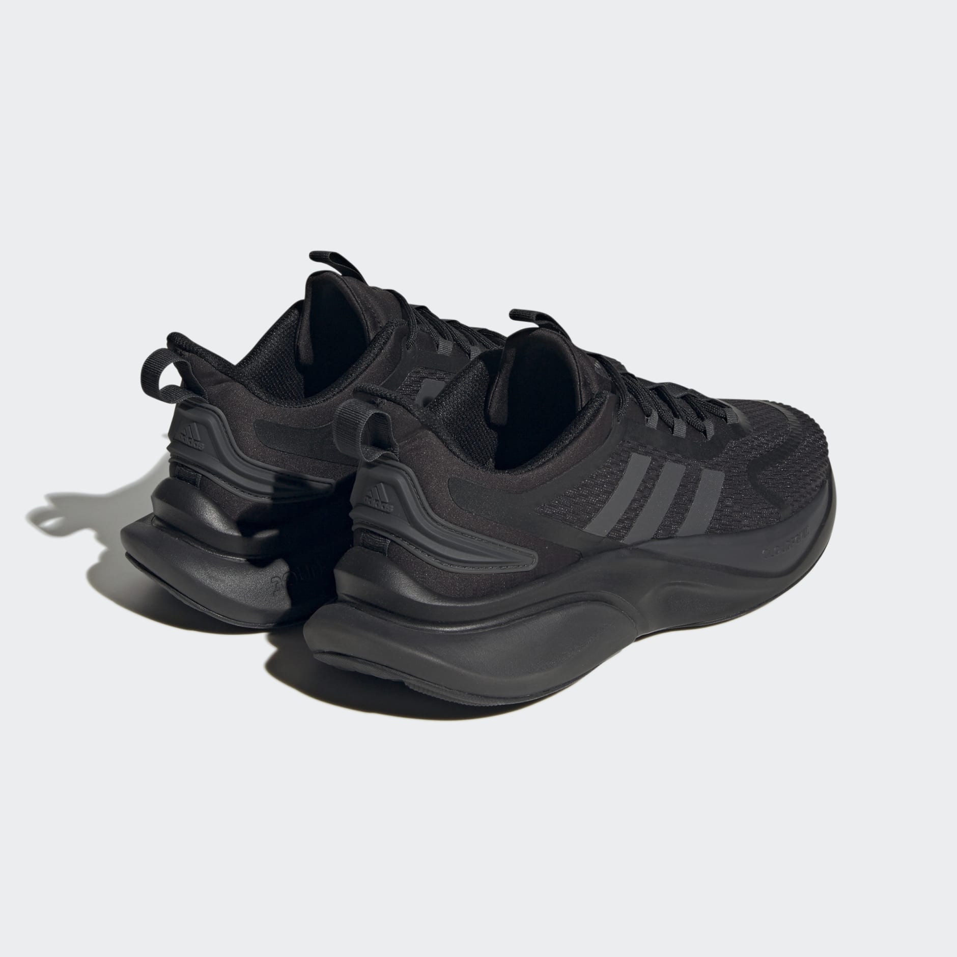 Men's Shoes - Alphabounce+ Bounce Shoes - Black | adidas Qatar