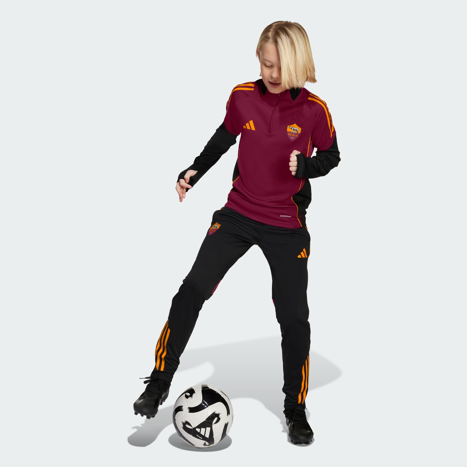 Top de antrenament AS Roma Tiro 25 Competition pentru copii