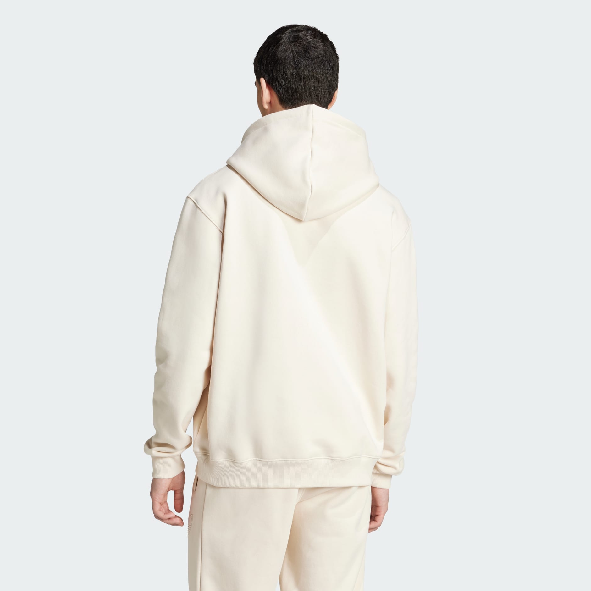 Clothing - adidas Originals 70s Fleece Hoodie - White