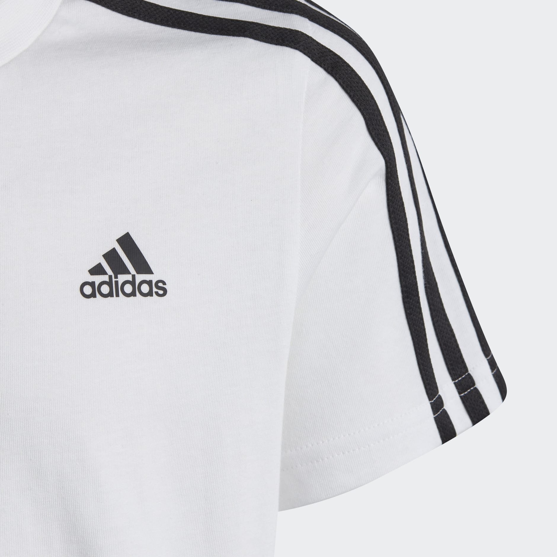 T-shirt à 3 bandes en jersey Essentials - Blanc adidas | adidas Switzerland