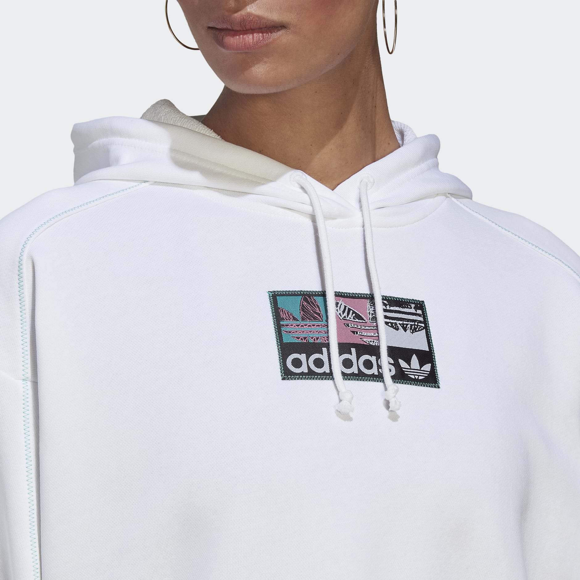 Adidas originals women's outlet vocal cropped hooded sweatshirt