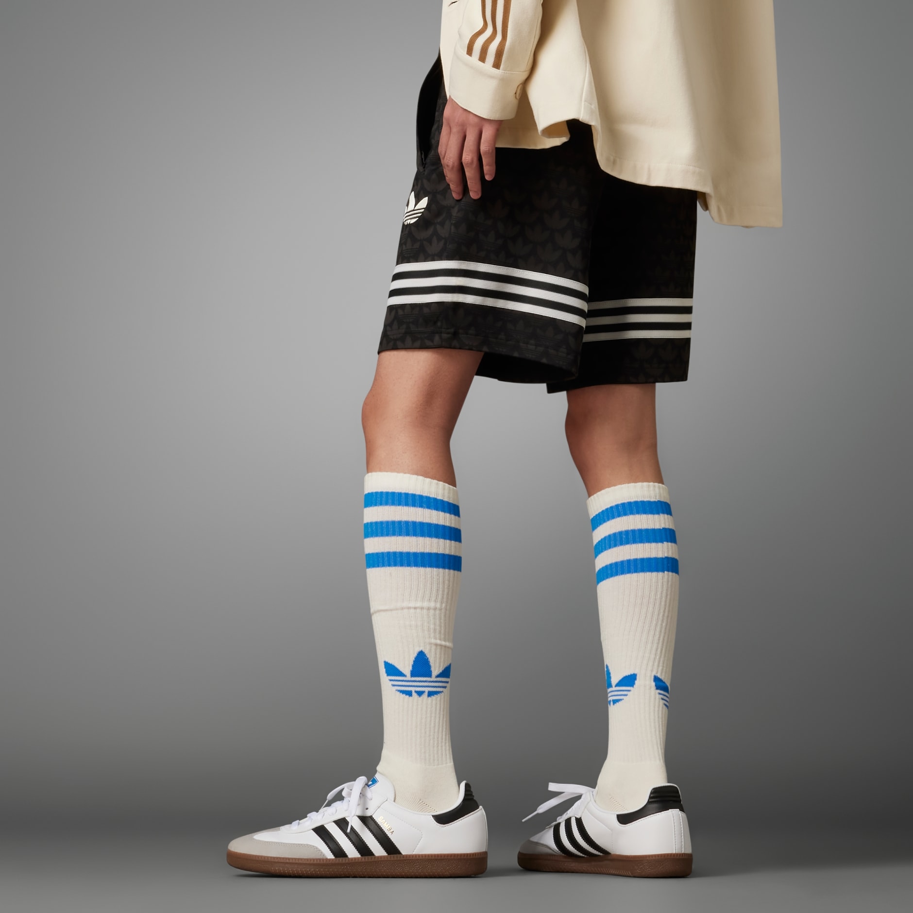 adidas adicolor 70s Knee Socks 2-Pack - White | adidas TZ