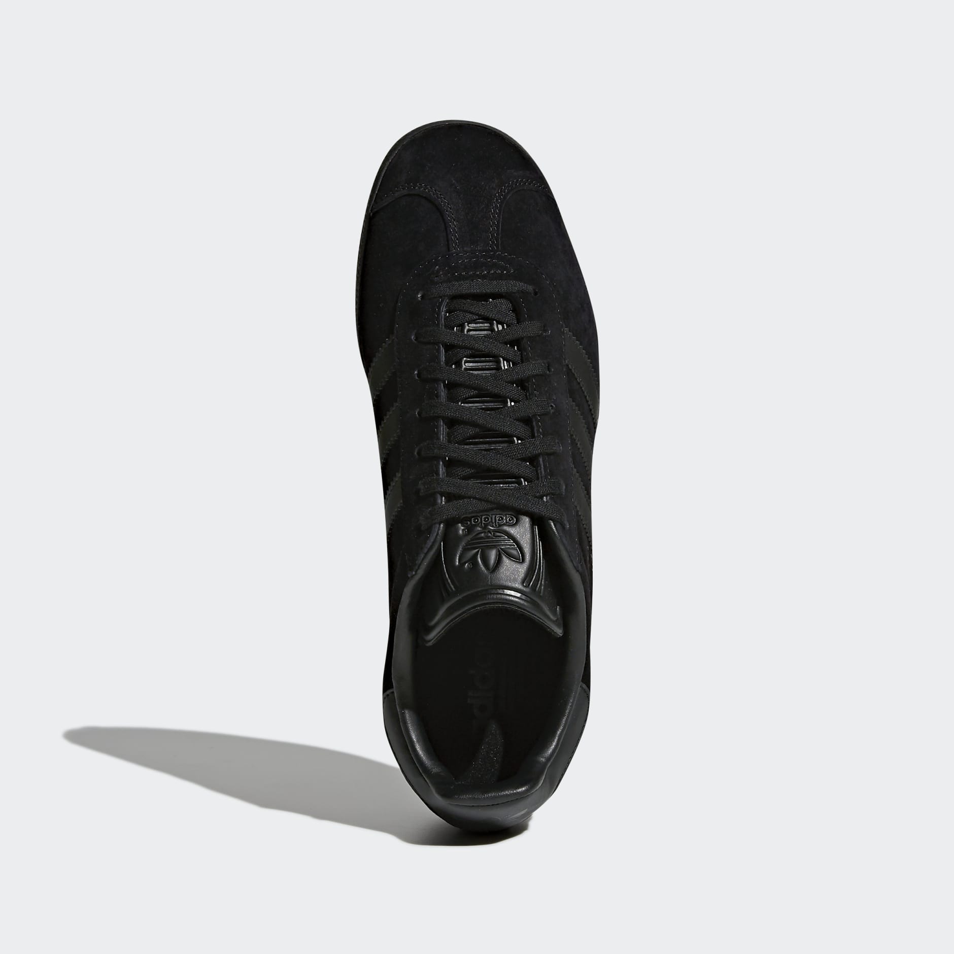 Adidas gazelle mens black suede best sale