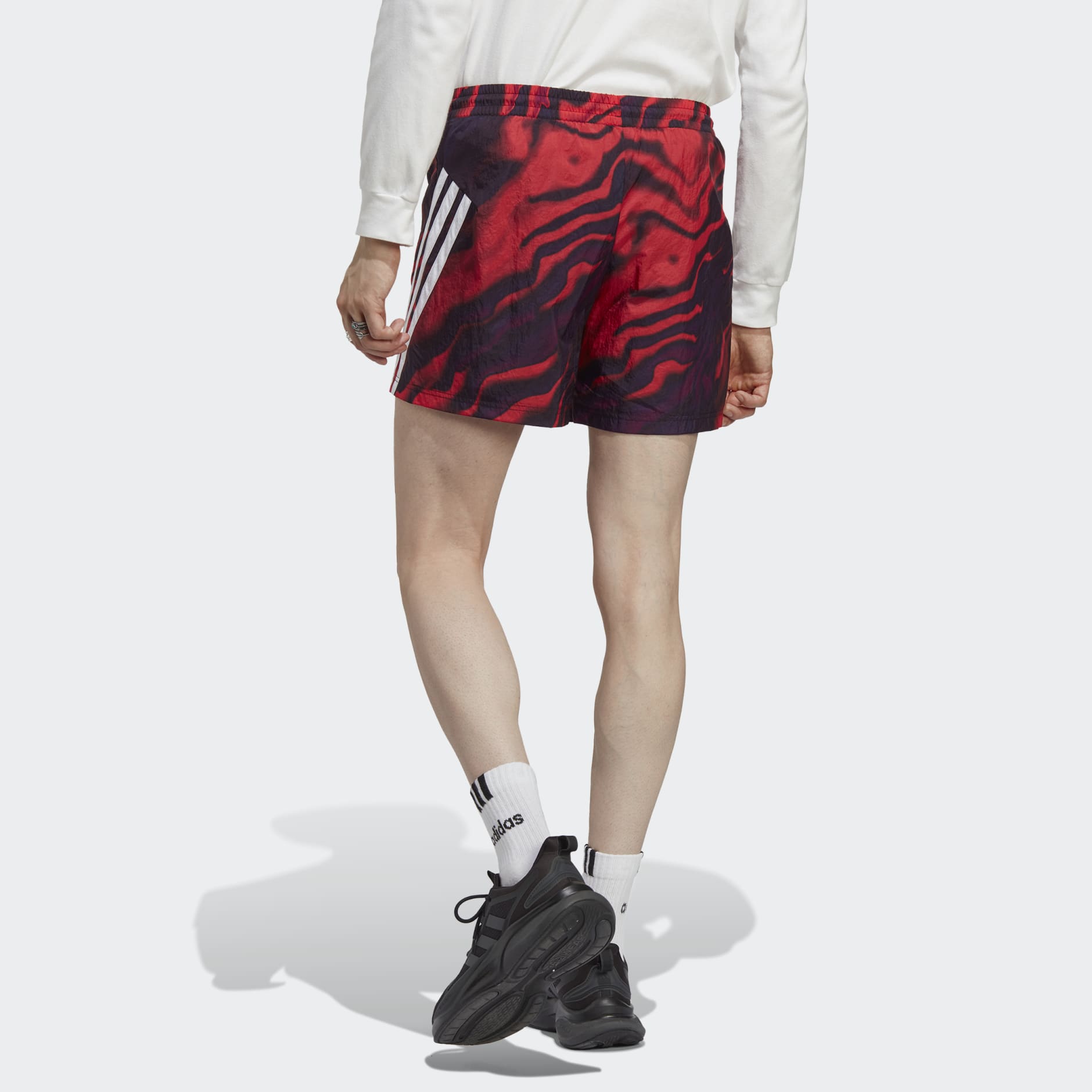 Adidas iridescence hot sale print shorts