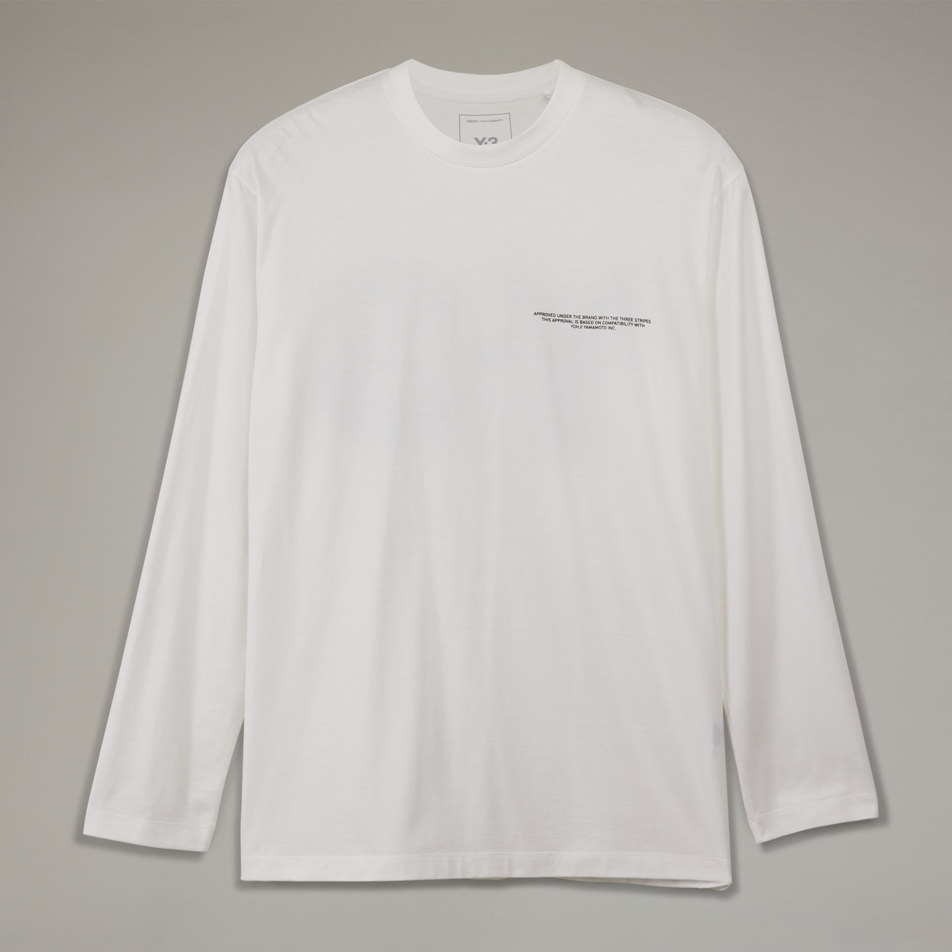 Y-3 Logo Long Sleeve Tee