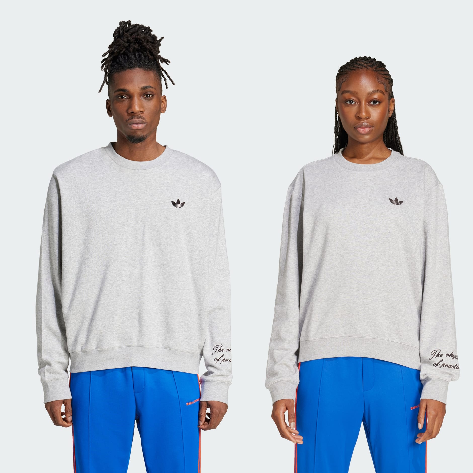 adidas Wales Bonner Long Sleeve Crew Top - Grey | adidas TZ