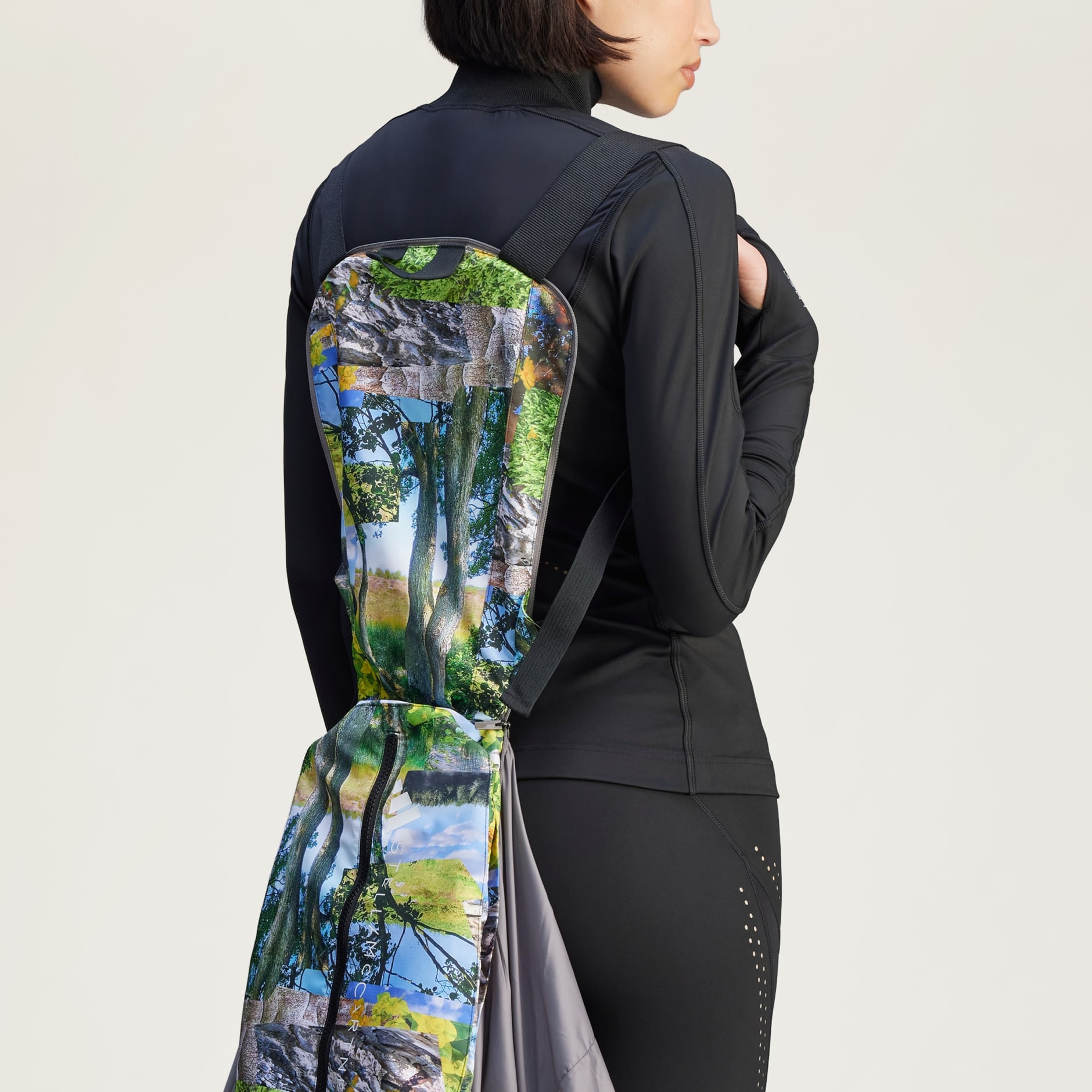 Jachetă adidas by Stella McCartney TrueNature Earth Collage Backpack