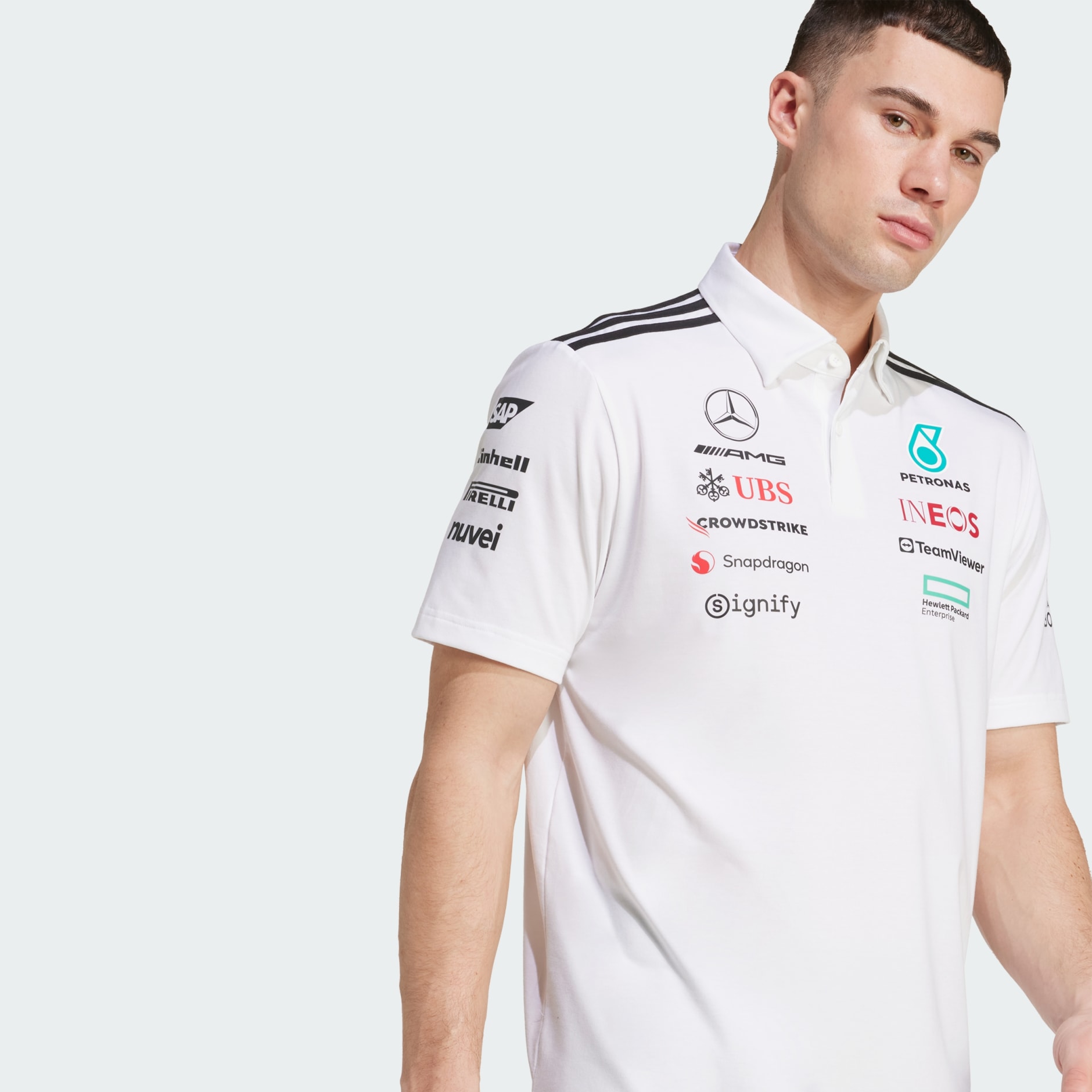 Clothing - MERCEDES - AMG PETRONAS FORMULA ONE TEAM POLO MEN