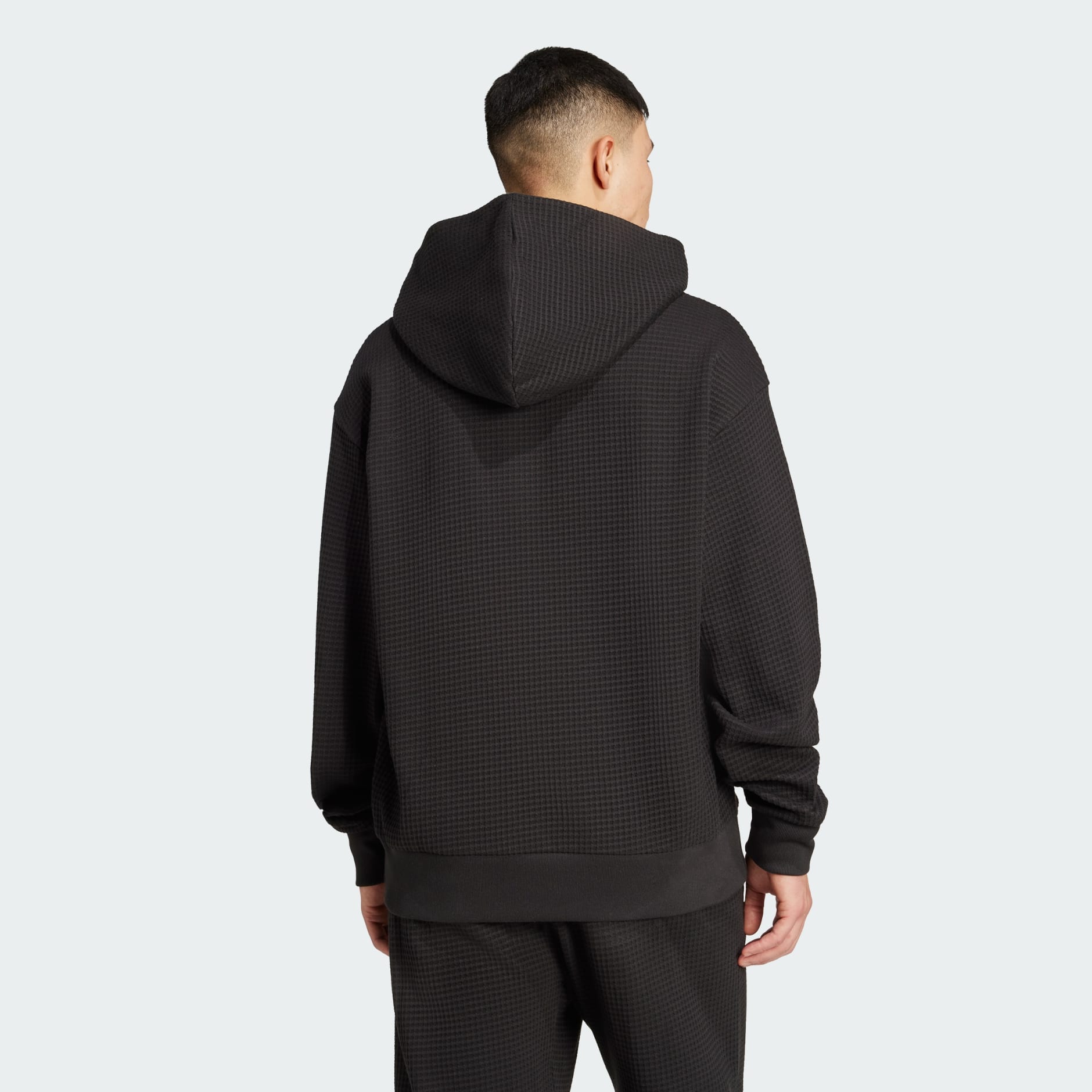 Clothing - ALL SZN Waffle Knit Hoodie - Black | adidas Oman