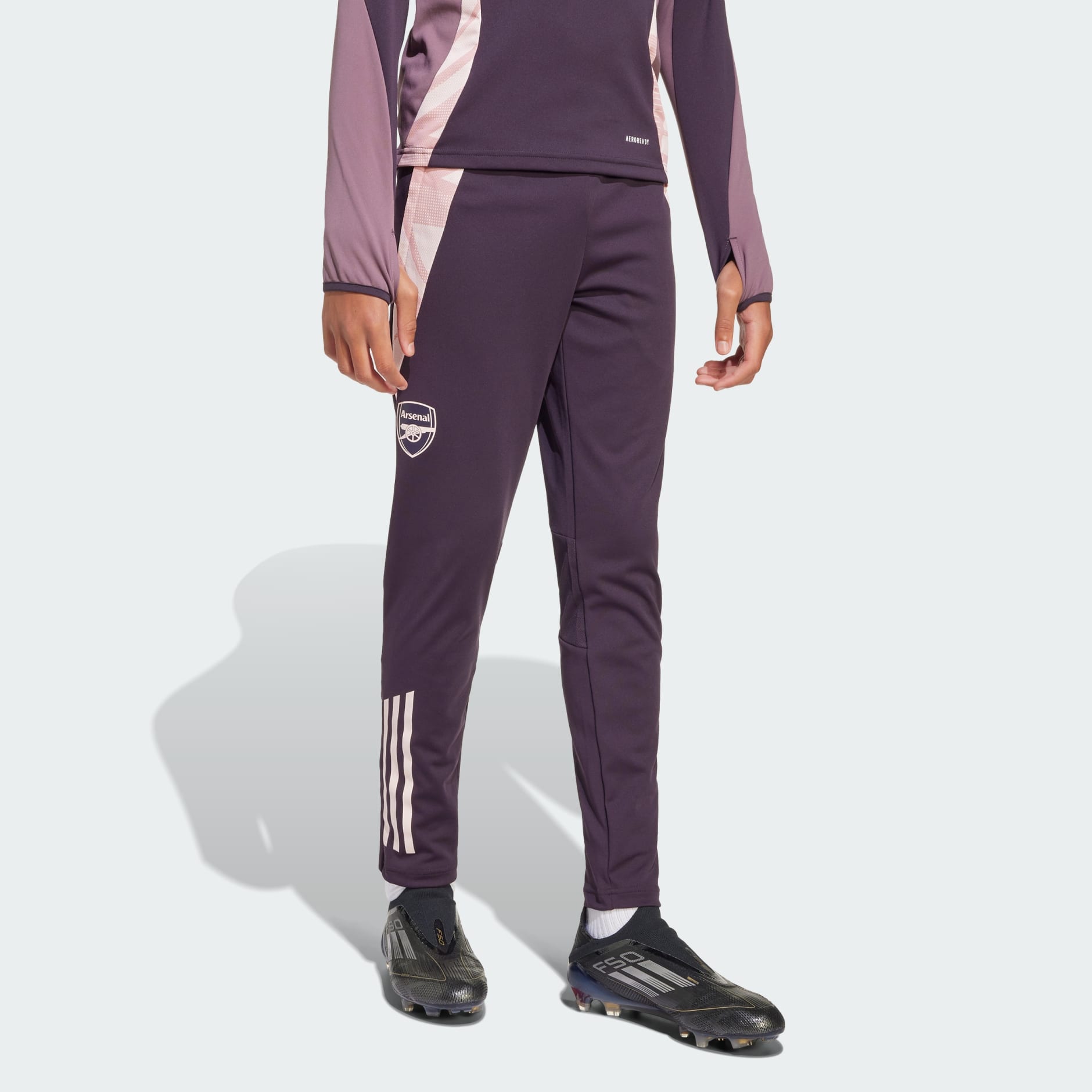 極美品adidas Arsenal ジャージ ダークグレー 練習着やダル着に！ adidas Arsenal 24/25 Tiro 24 Training Pant - Aurora Black - Mens