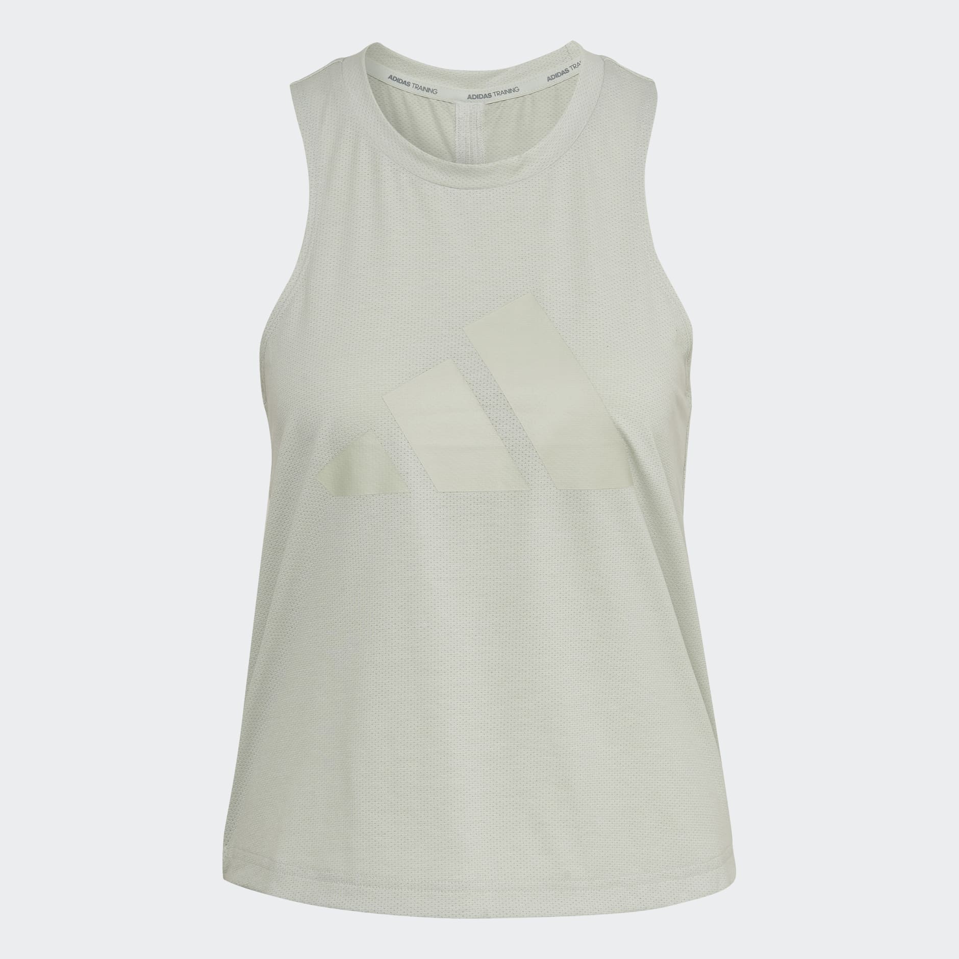 Women's Clothing - Train Icons 3 Bar Logo Tank Top - Green | adidas Egypt