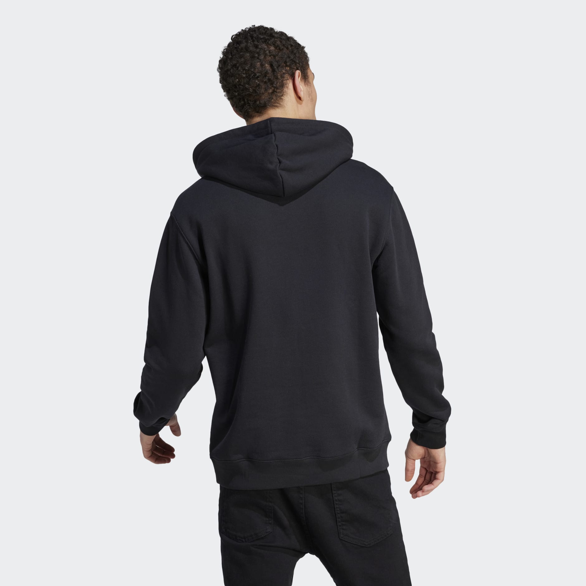 Men's Clothing - Adicolor Classics Trefoil Hoodie - Black | adidas Oman