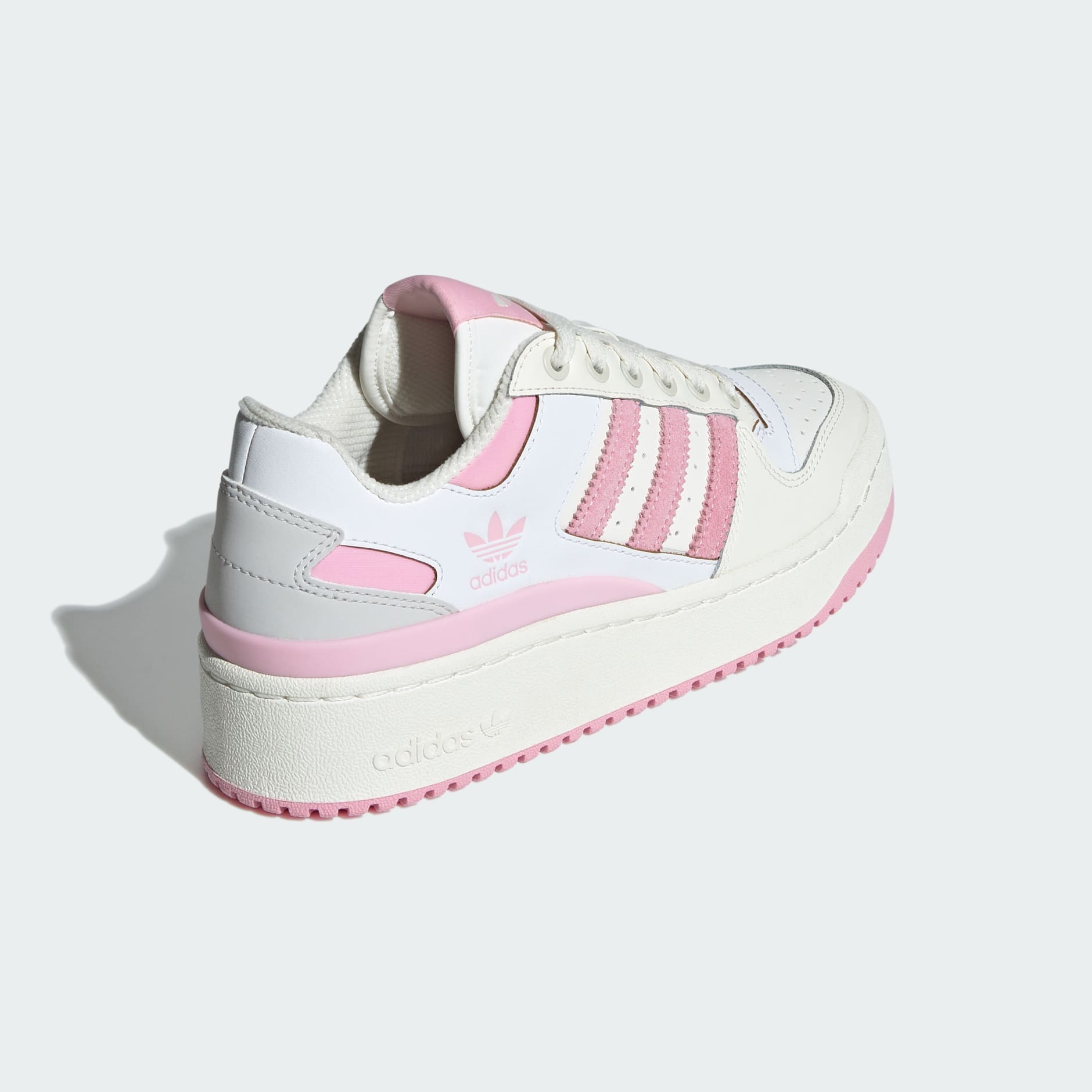 ★adidas★ Forum Bold Stripe White Pink ID0404 adidas Forum Bold Stripes Shoes - White | adidas KE