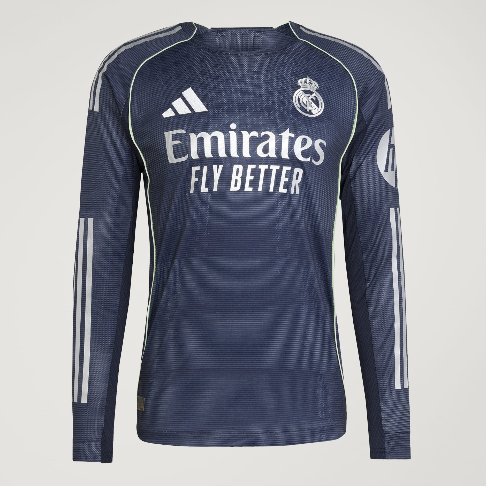 Tricou de deplasare cu m&acirc;necă lungă Real Madrid 25/26 Authentic
