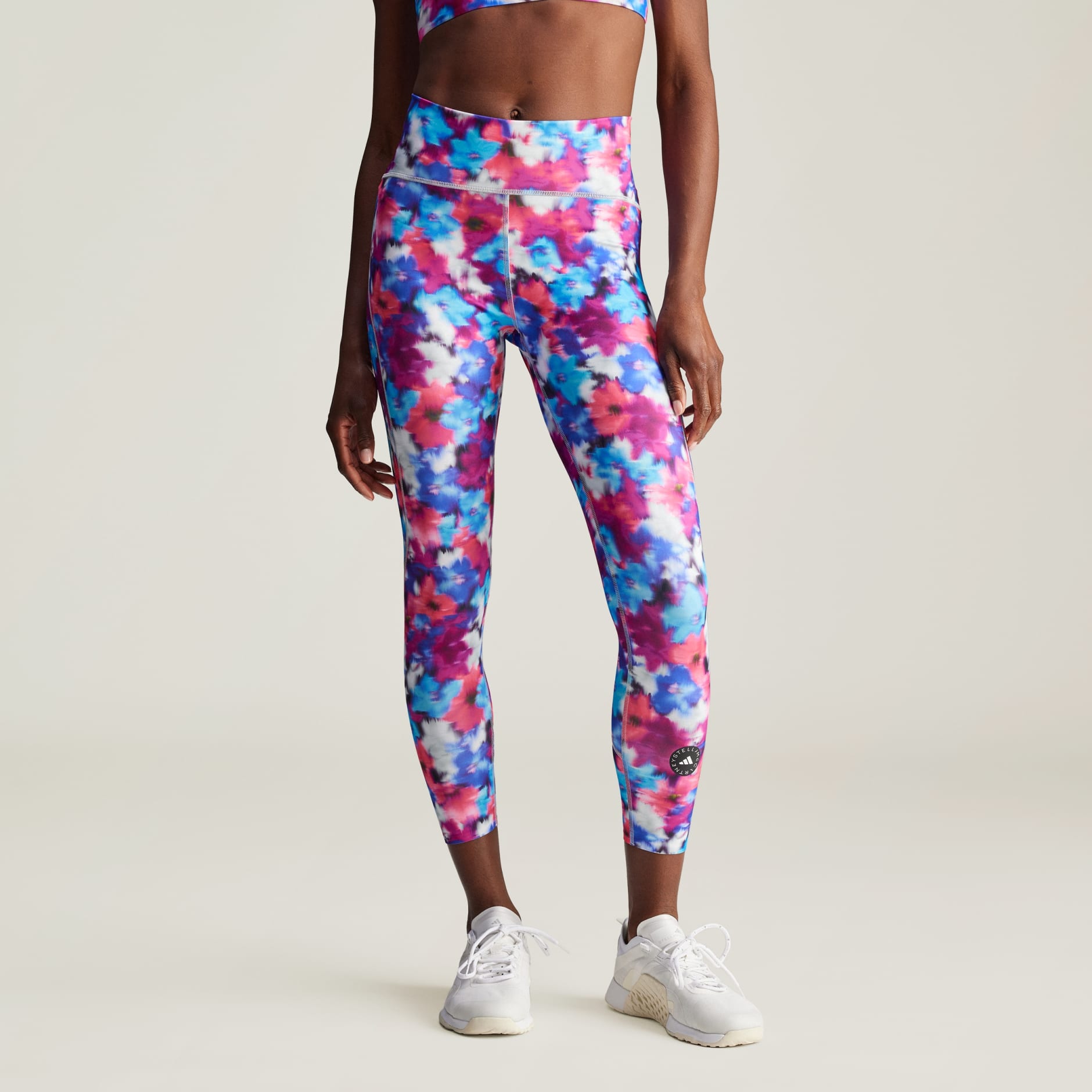 adidas adidas by Stella McCartney TruePurpose Printed Optime Training Leggings Turquoise adidas UAE