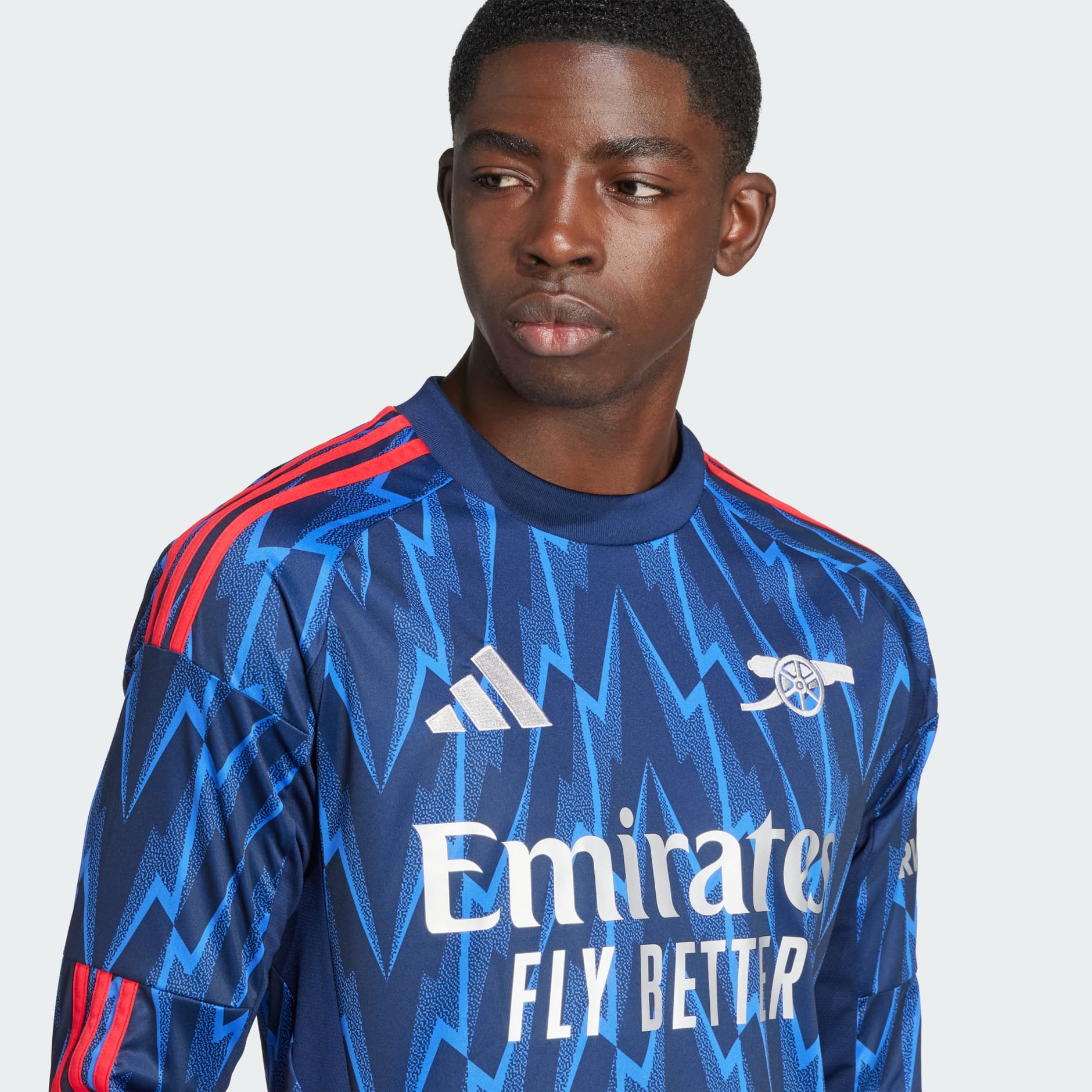 adidas Arsenal 25/26 Long Sleeve Away Jersey - Blue | adidas UAE