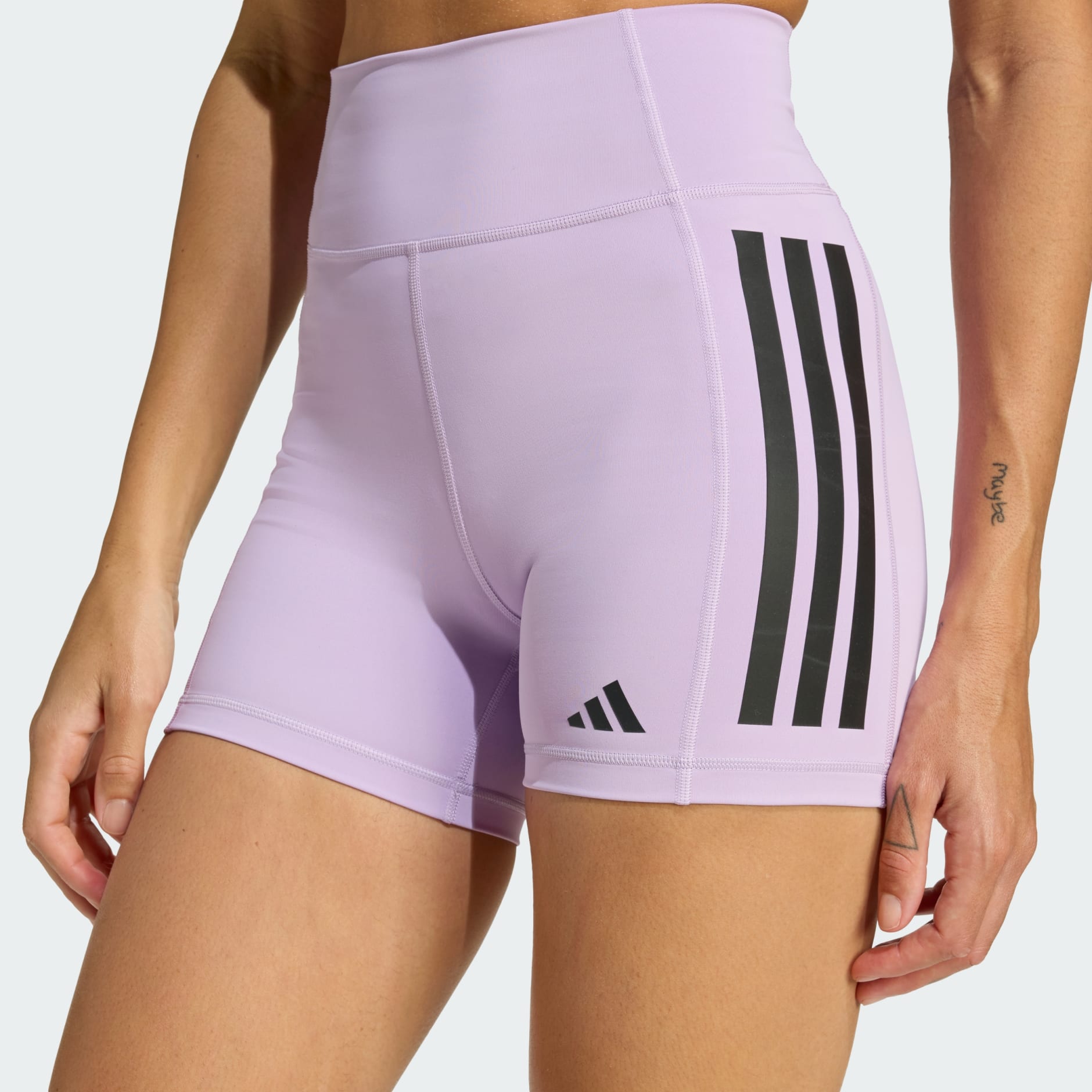 Optim&eacute; 3-Stripes 1/4 Short Leggings