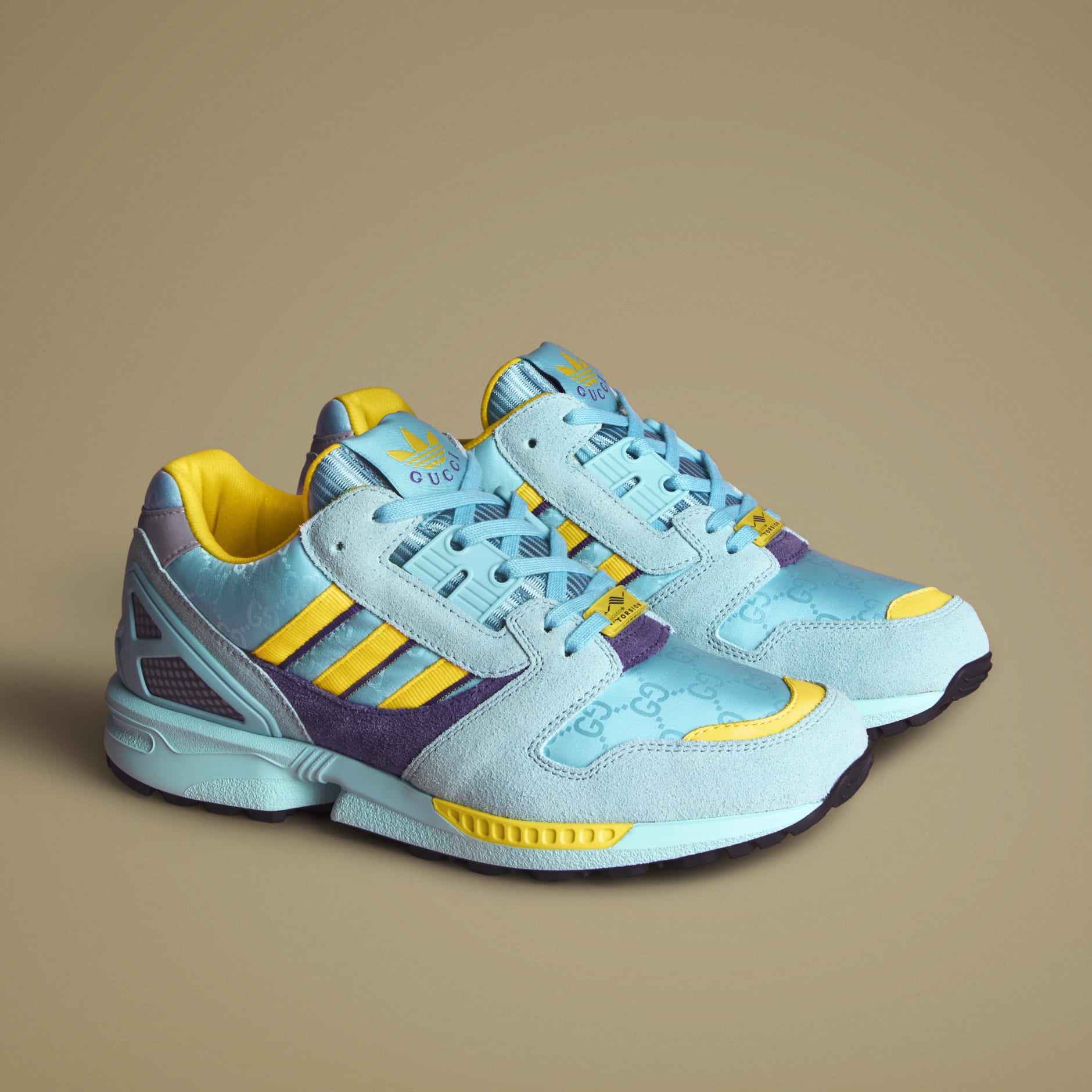 Adidas Adidas X Gucci Womens Zx8000 Sneaker Blue Adidas Il 4311