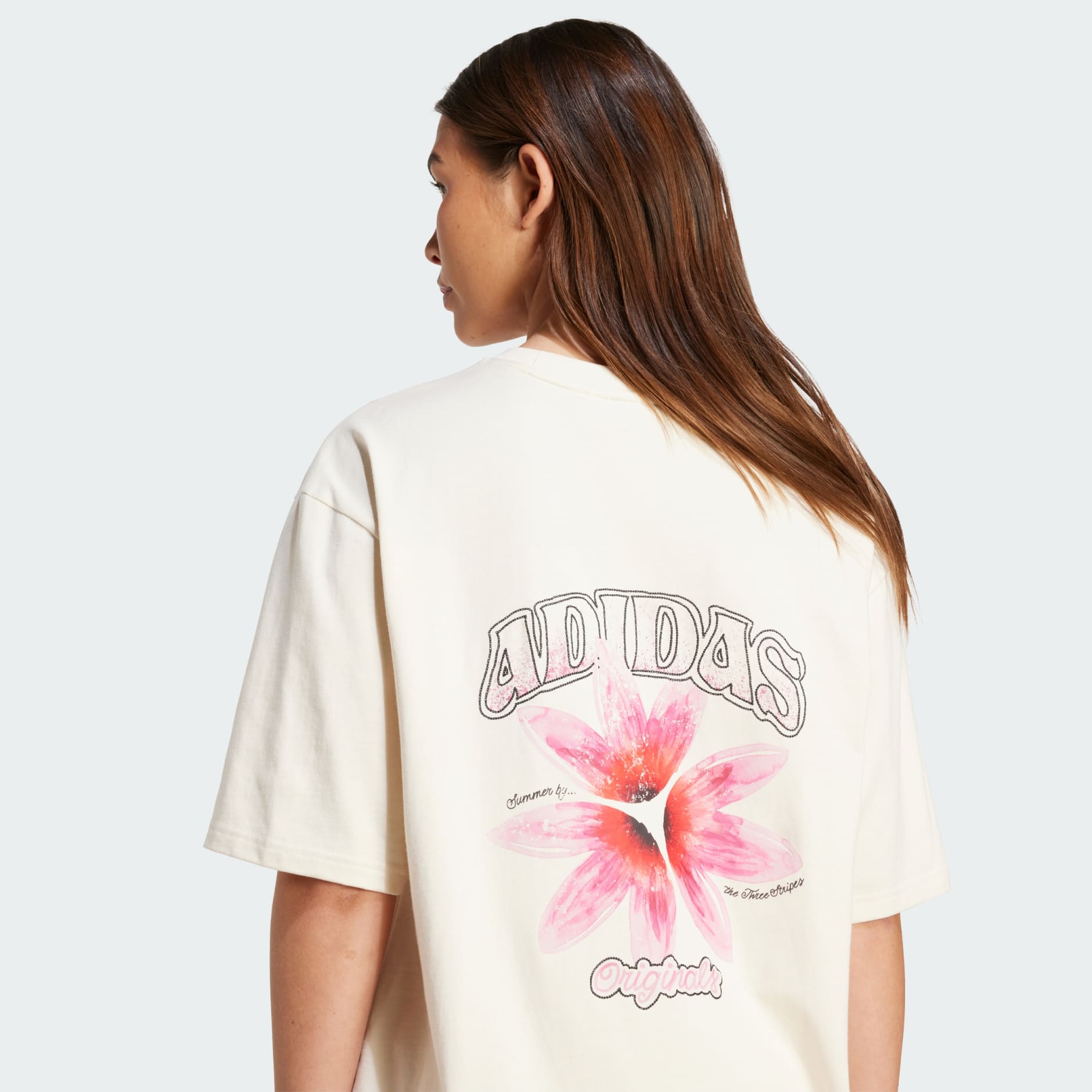 adidas Originals Summer Glow 圖案 T 裇